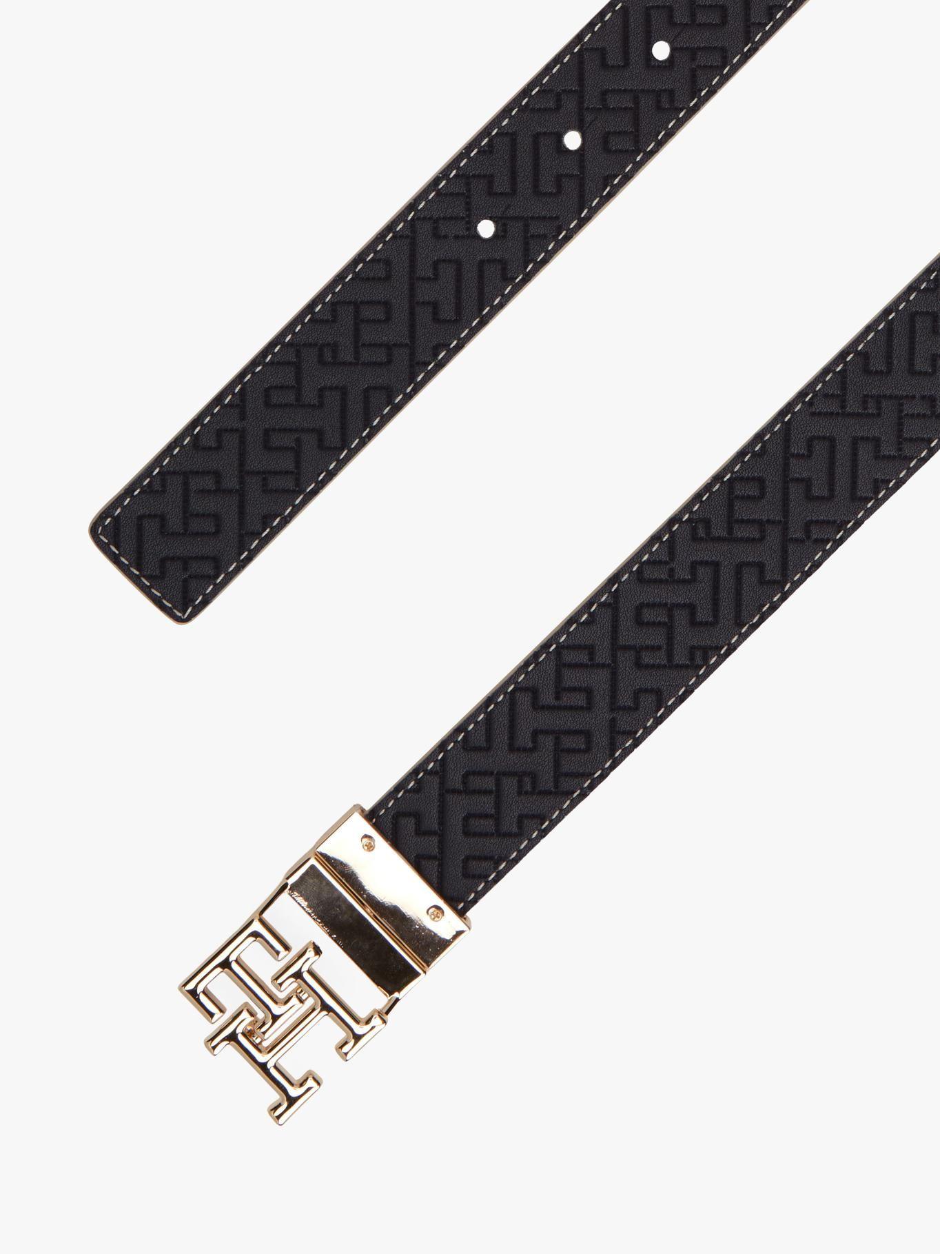 Cinturón Reversible Monogram Tommy Hilfiger Beige-2