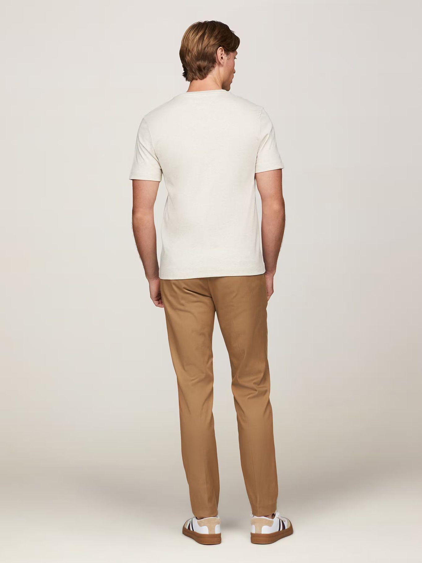 Polera Con Logo Monogram Beige Tommy Hilfiger-2