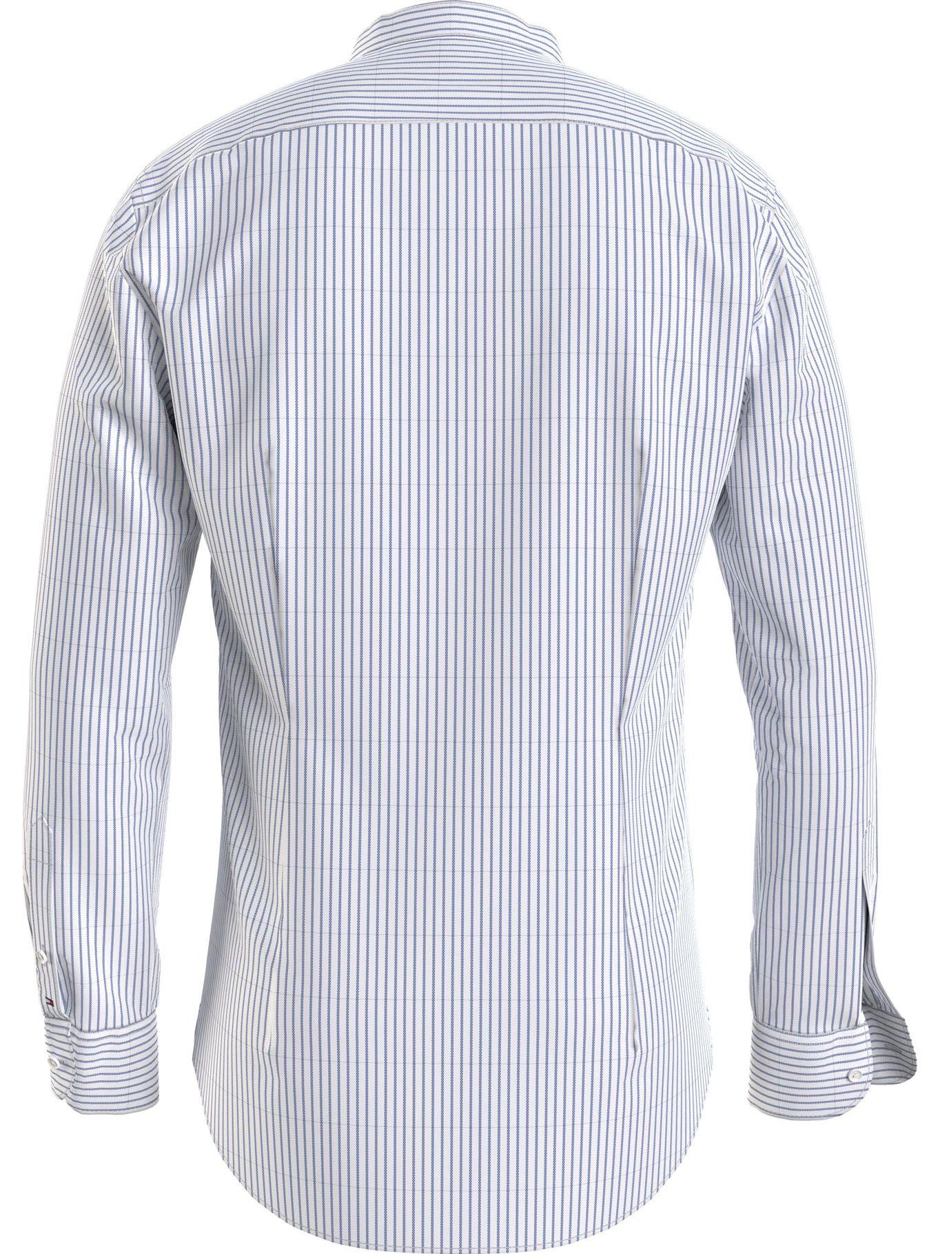 Camisa A Rayas Regular Fit Azul Tommy Hilfiger-1