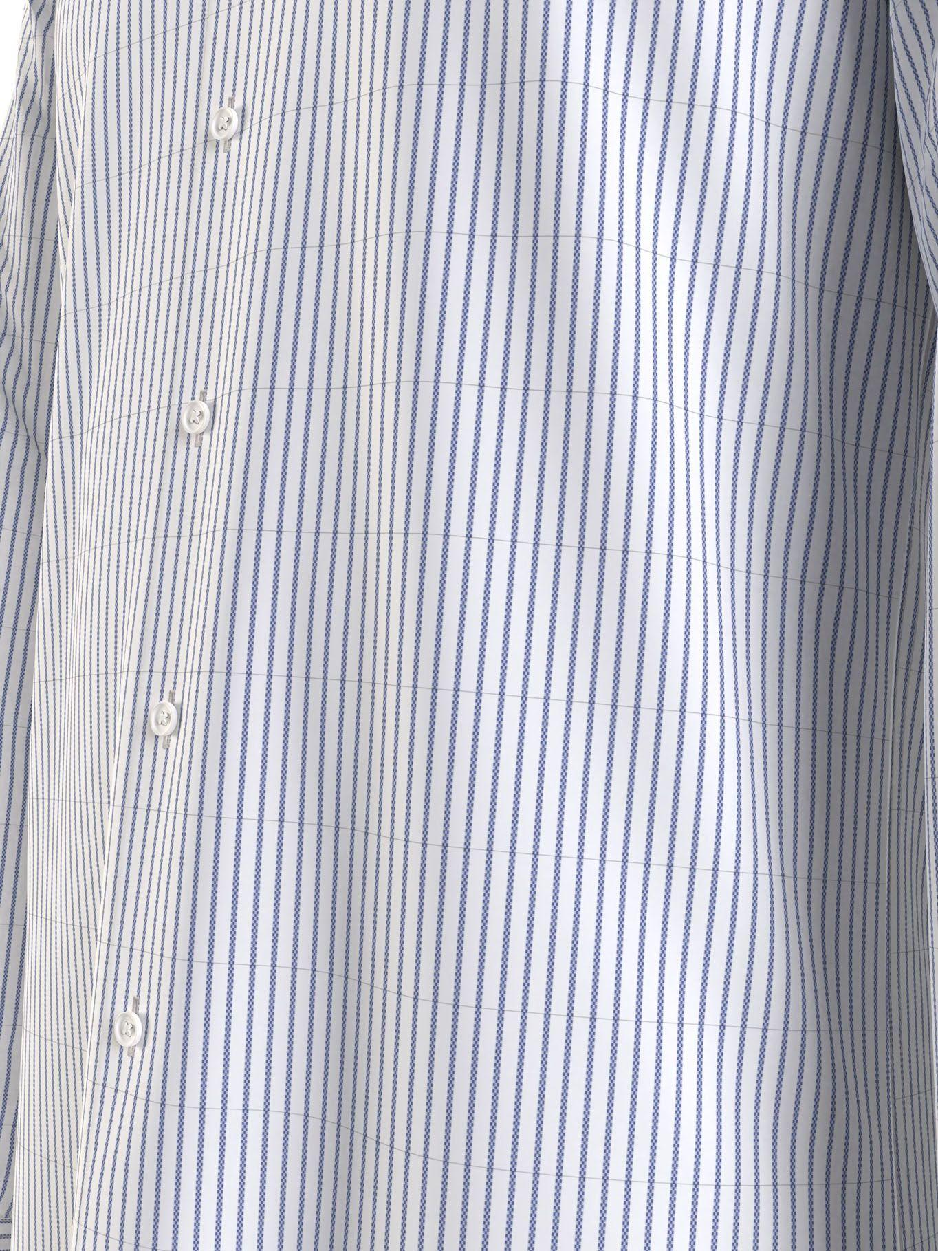 Camisa A Rayas Regular Fit Azul Tommy Hilfiger-3