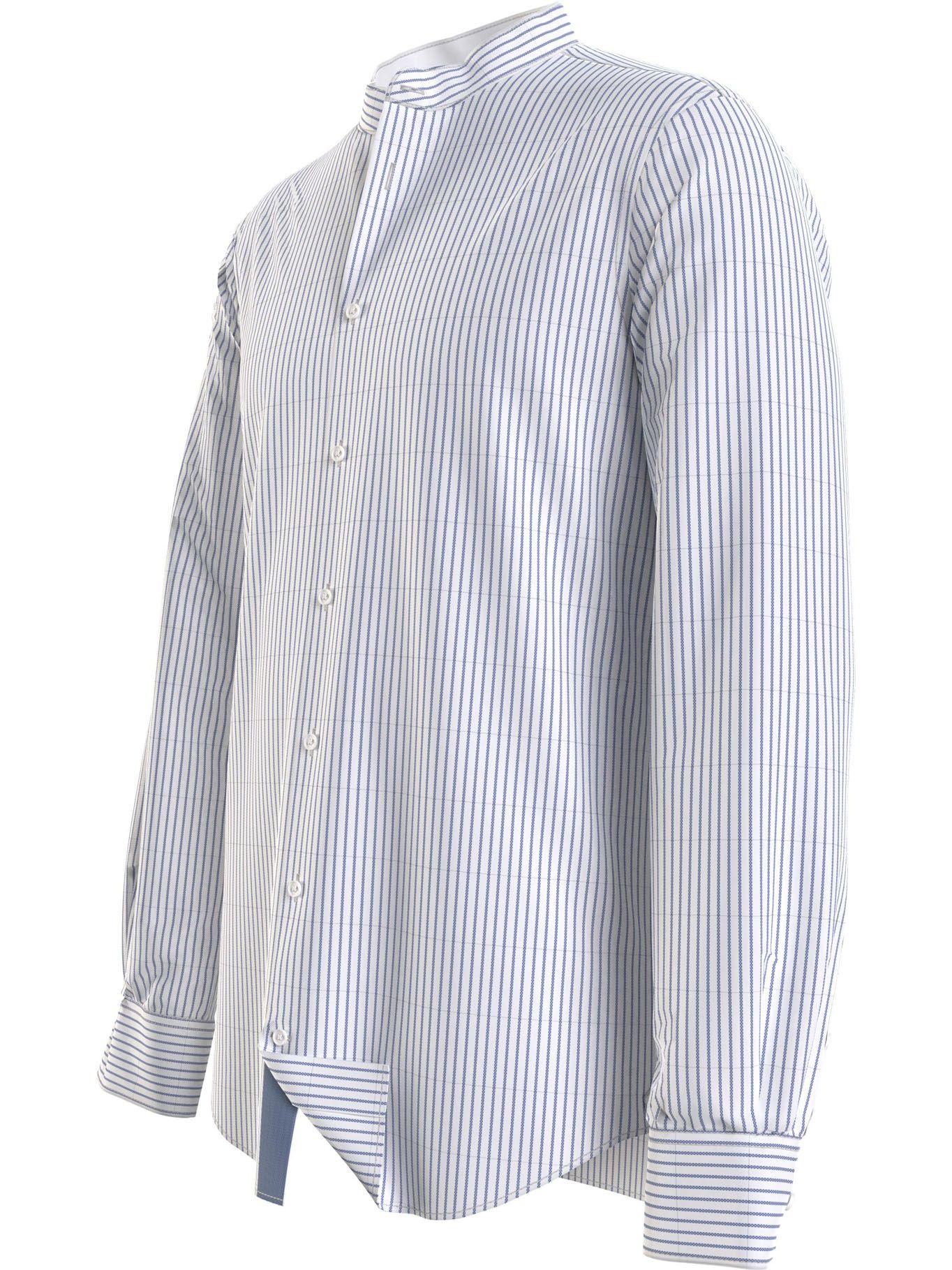 Camisa A Rayas Regular Fit Azul Tommy Hilfiger-0