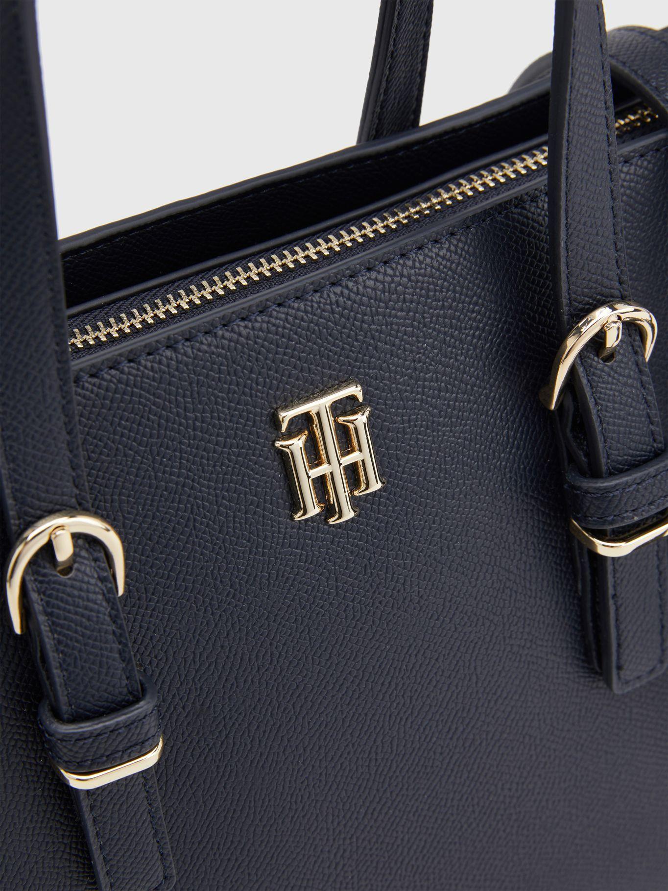 Bolso Tote Small Signature Azul Tommy Hilfiger-2