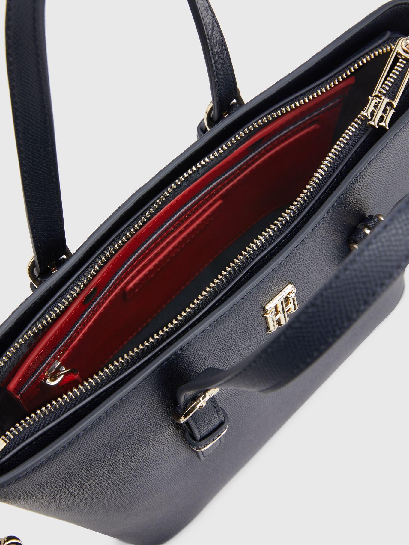 Bolso Tote Small Signature Azul Tommy Hilfiger-3