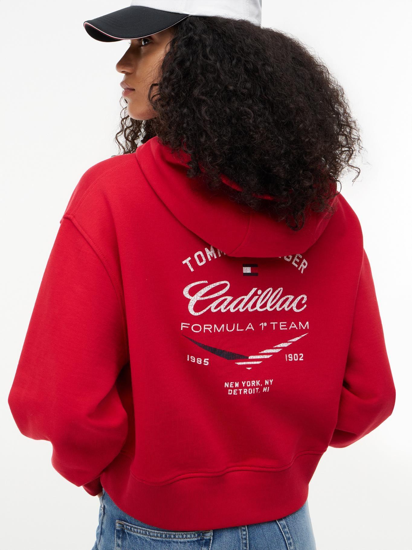 Polerón Hoodie TH x Cadillac F1 Rojo Tommy Hilfiger-3
