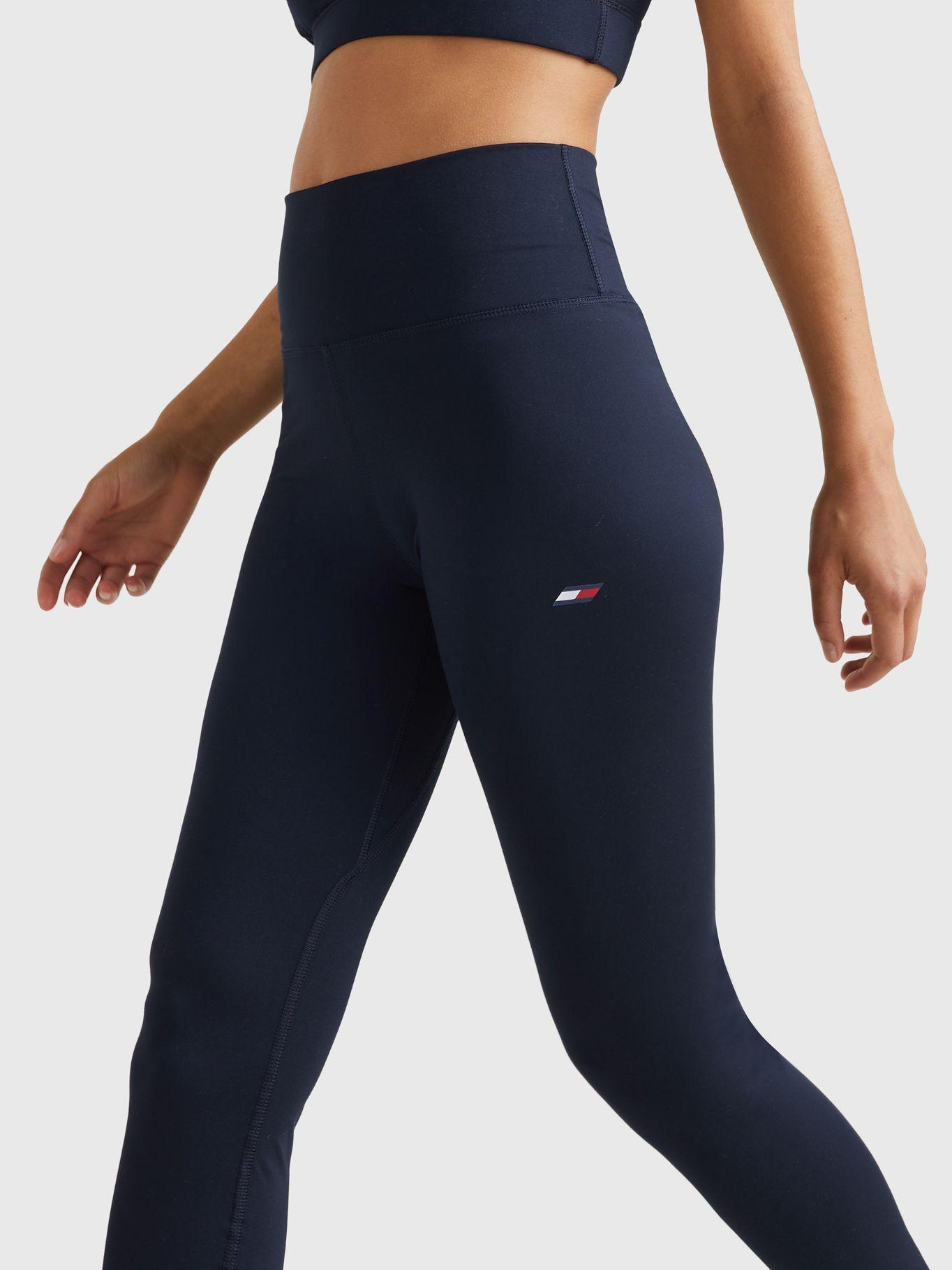 Leggings Essential Con Logo Azul Tommy Hilfiger-3