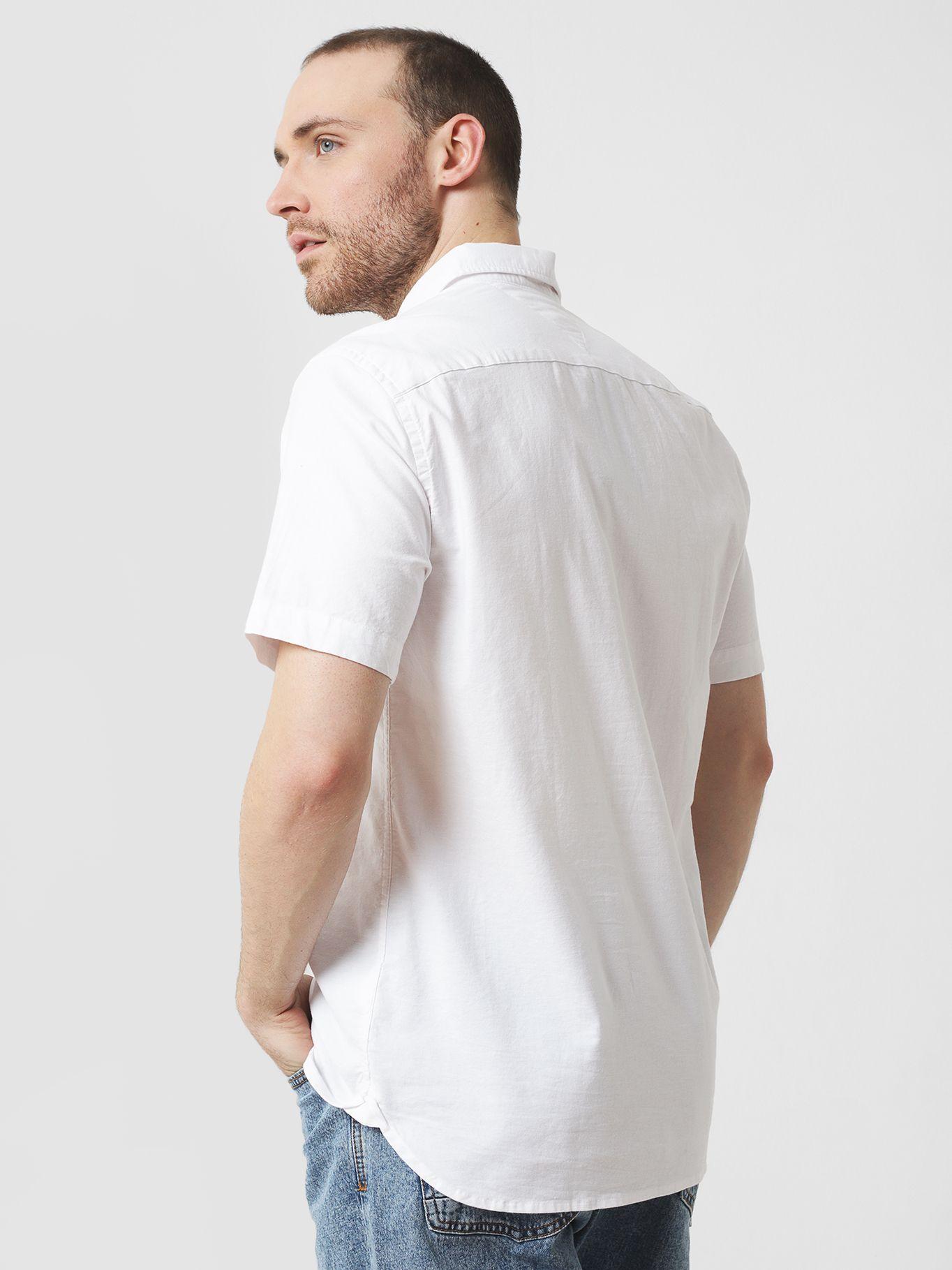 Camisa Flex Oxford Regular Blanco Tommy Hilfiger-2