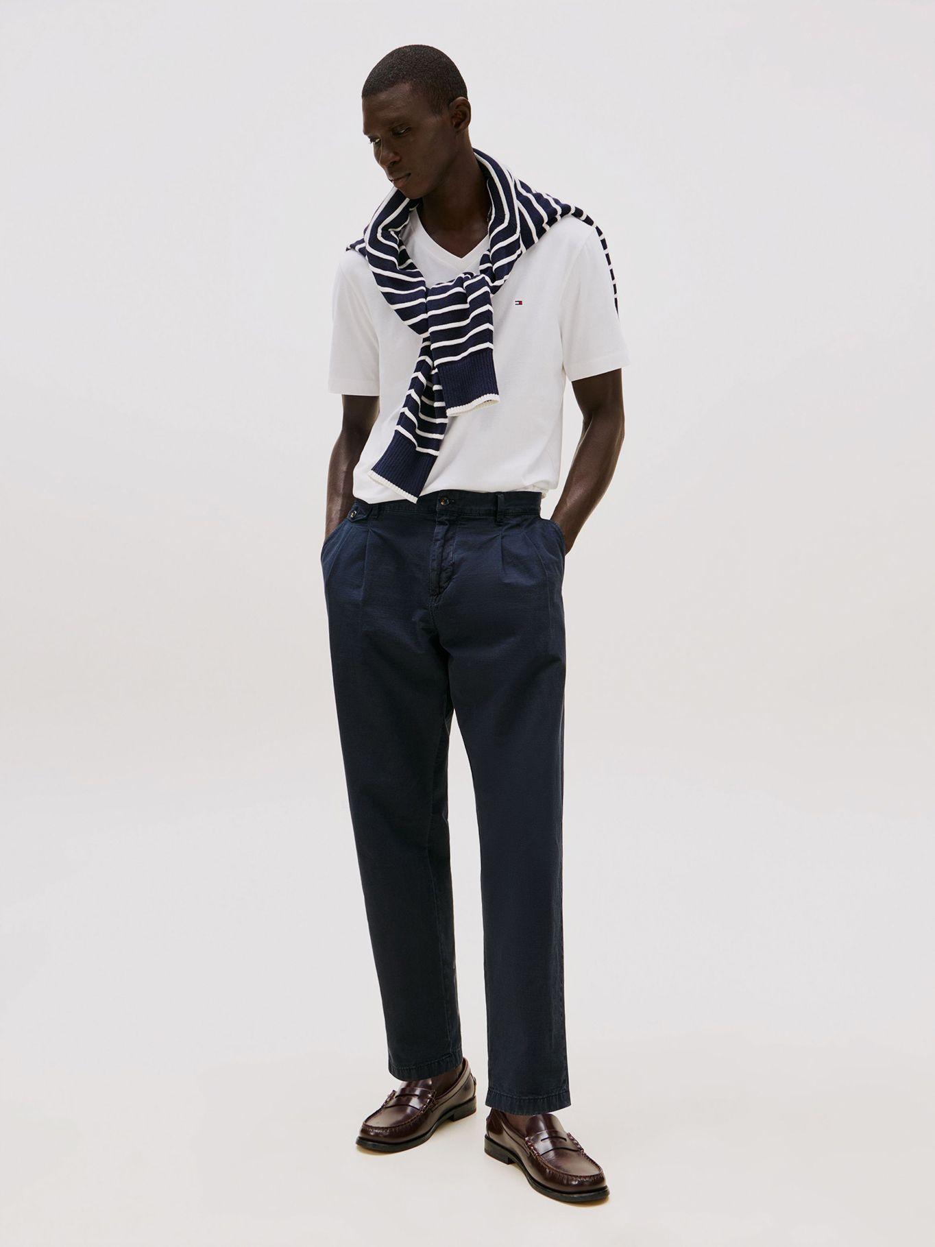 Polera Essential V Regular  Blanco YBR Tommy Hilfiger-1