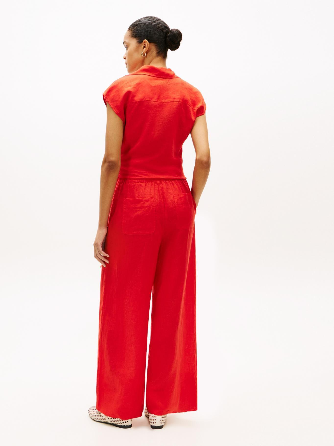 Pantalón Essential De Lino-2