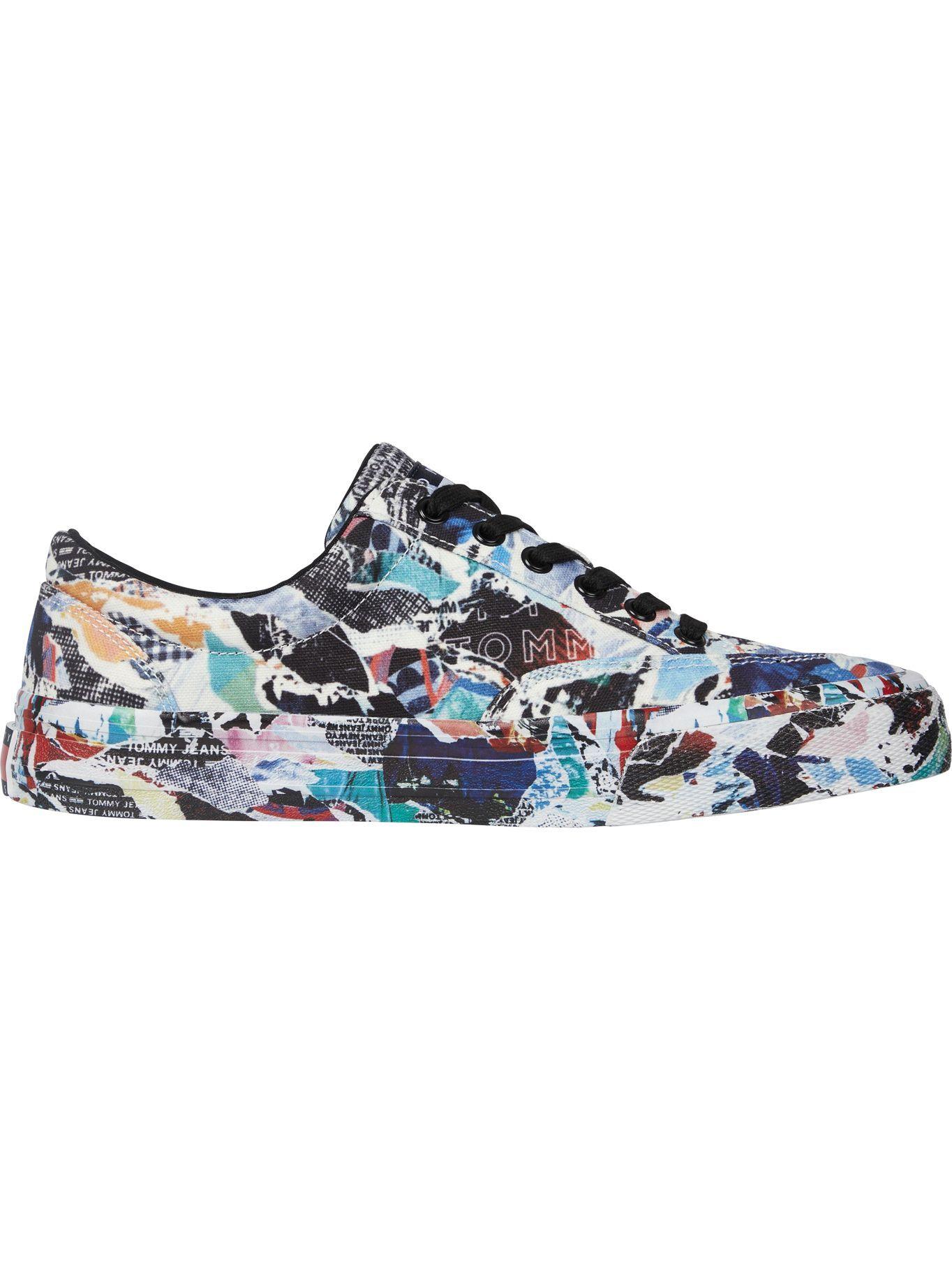 Zapatillas Estampado Estilo Grafiti Negro Tommy jeans-2