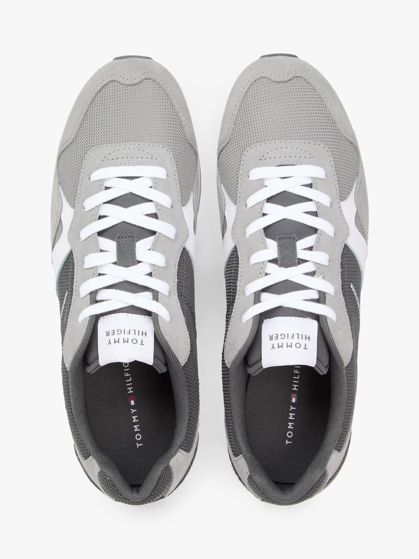 Zapatillas Runner Icon Mix Tommy Hilfiger Gris-3