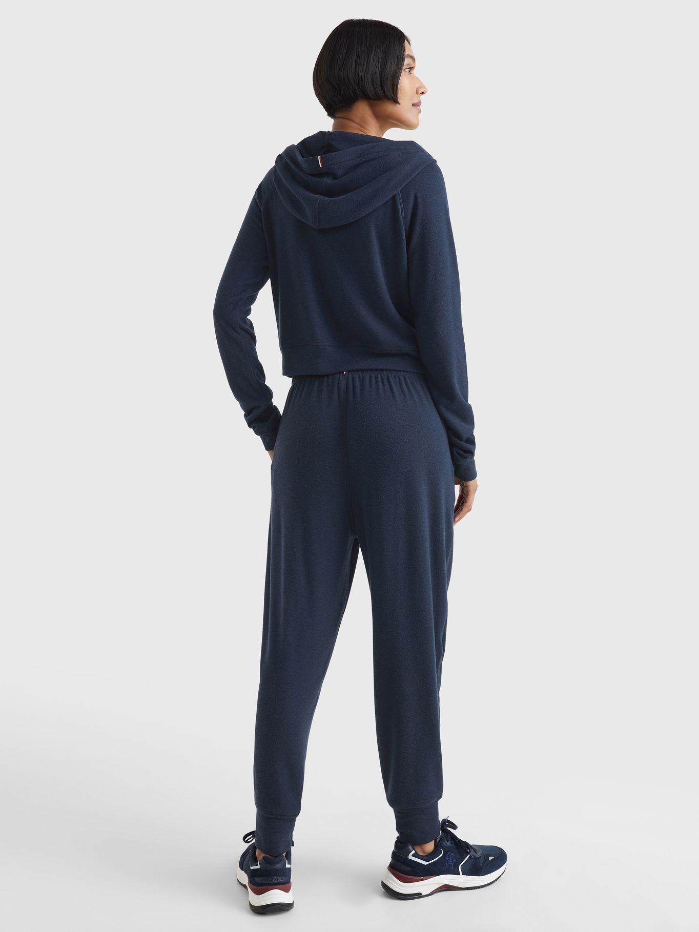Polerón Sport Slim Fit Con Gorro Azul Tommy Hilfiger-2