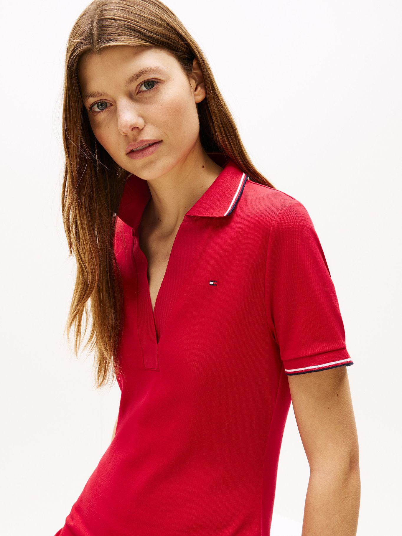 Vestido Colección 1985 Slim Fit Rojo Tommy Hilfiger-2