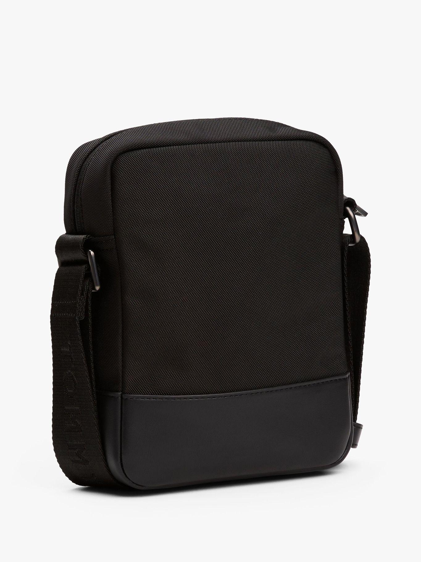 Bolso Reporter  Logo BDS Metálico Negro Tommy Hilfiger-2