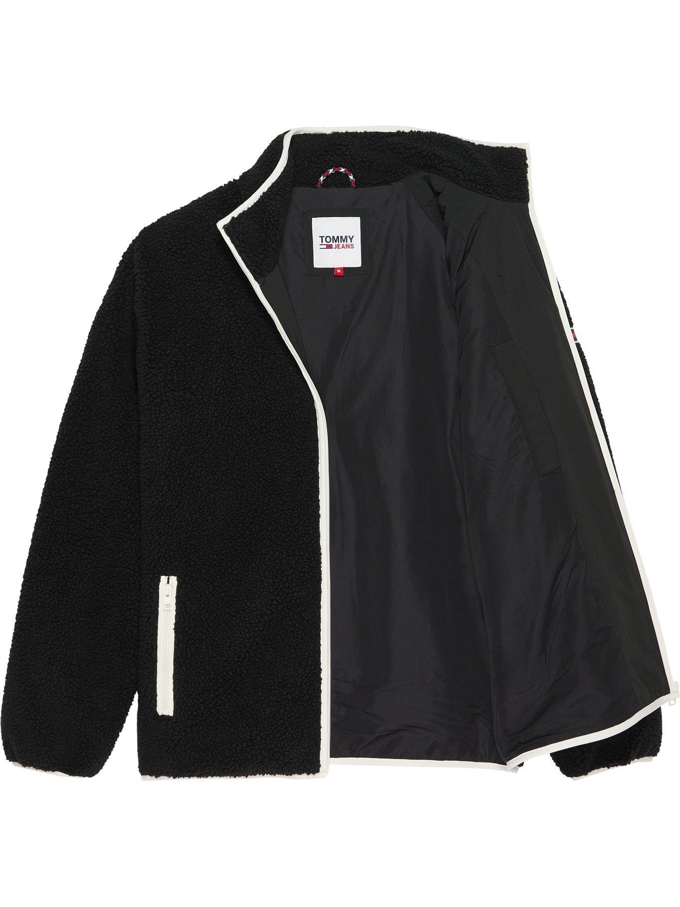 Chaqueta Binding Sherpa Con Logo Negro Tommy Hilfiger-3