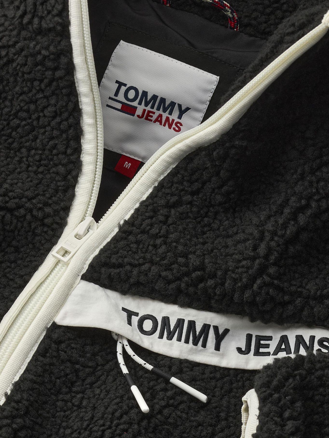 Chaqueta Binding Sherpa Con Logo Negro Tommy Hilfiger-2