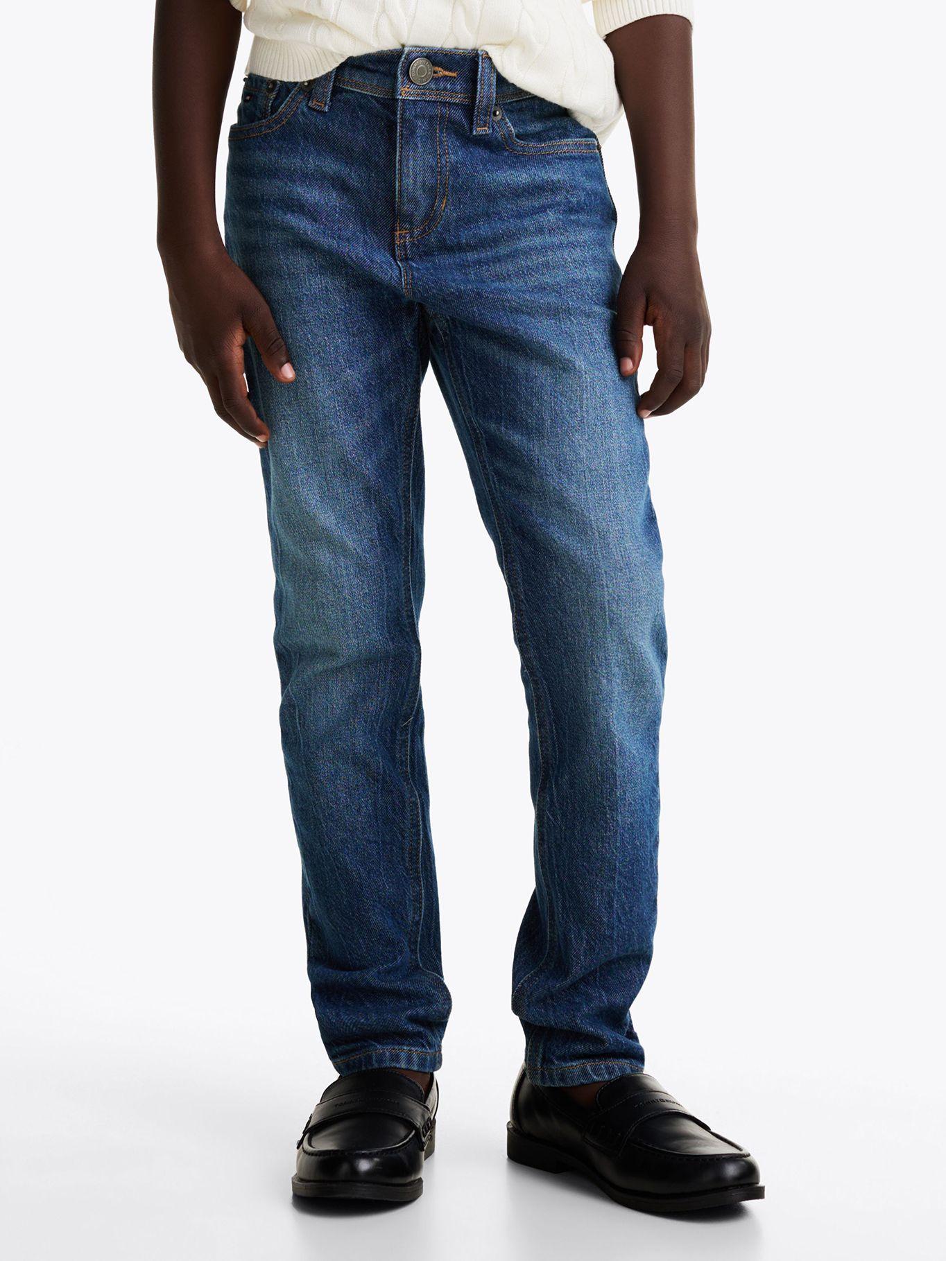Jeans Scanton Con Efecto Desteñido Azul Tommy Hilfiger-1