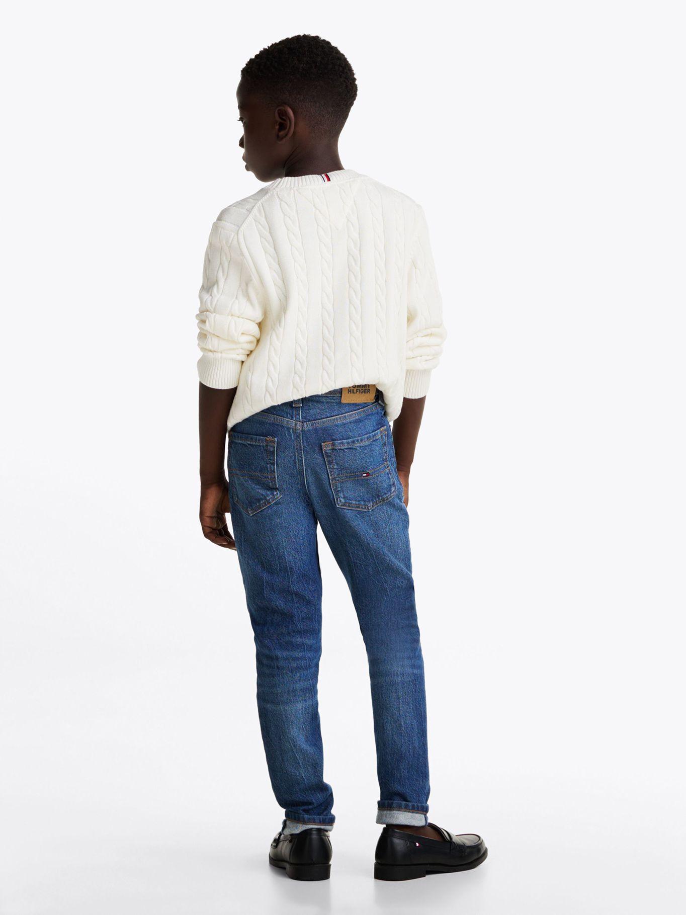 Jeans Scanton Con Efecto Desteñido Azul Tommy Hilfiger-2