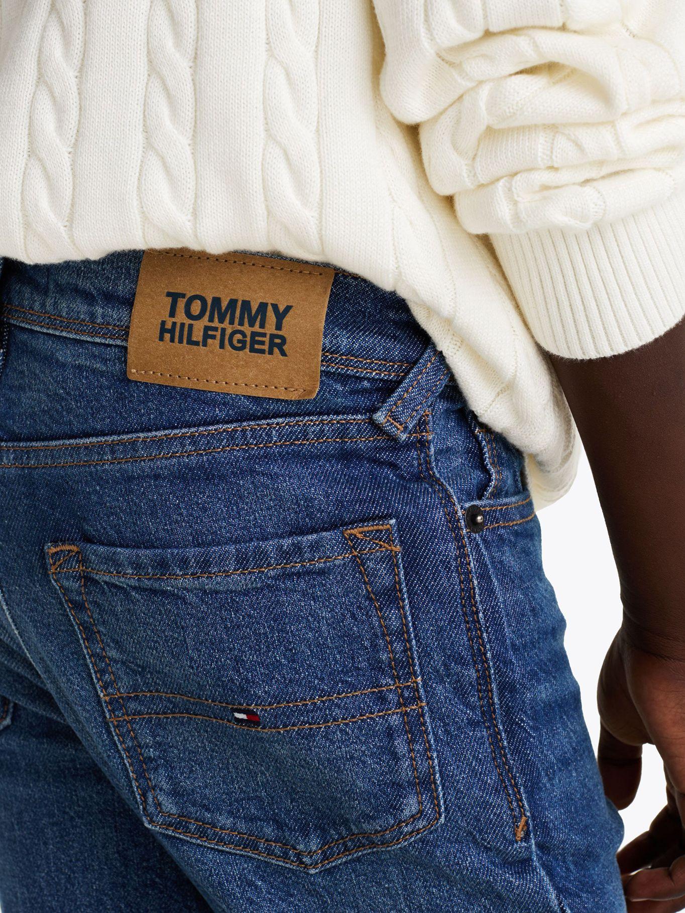Jeans Scanton Con Efecto Desteñido Azul Tommy Hilfiger-3