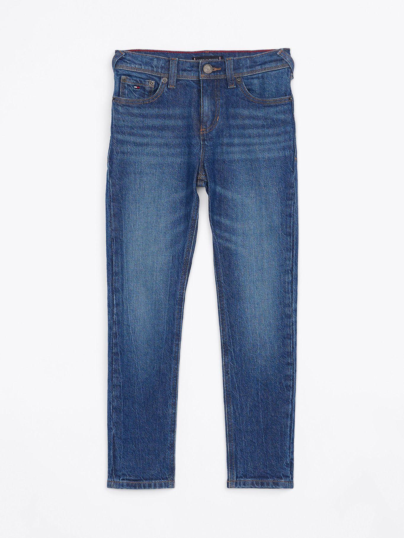Jeans Scanton Con Efecto Desteñido Azul Tommy Hilfiger-4