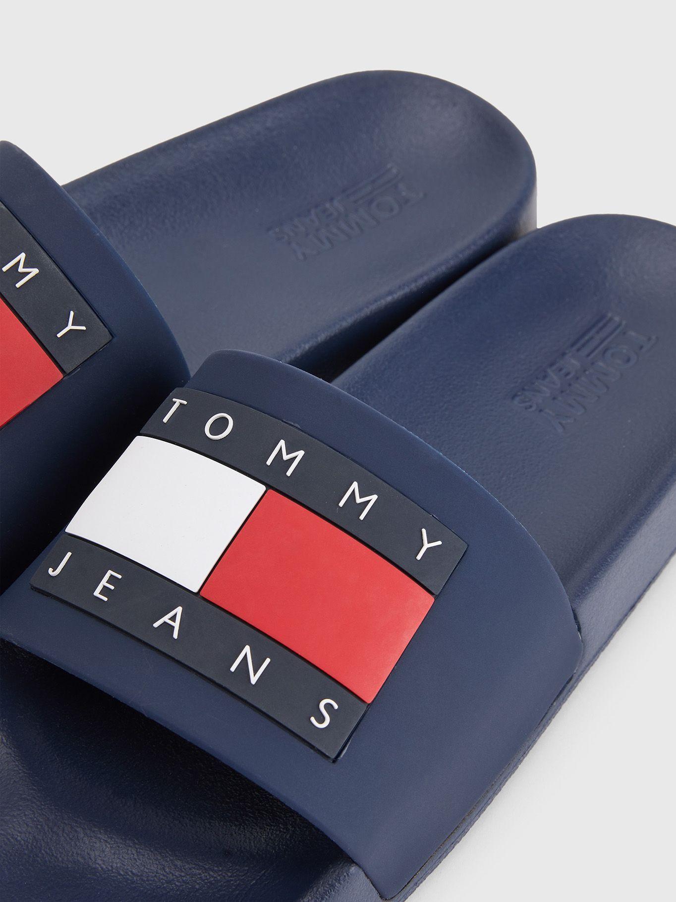 Sandalias Parche Flag Azul Tommy Jeans F2-2