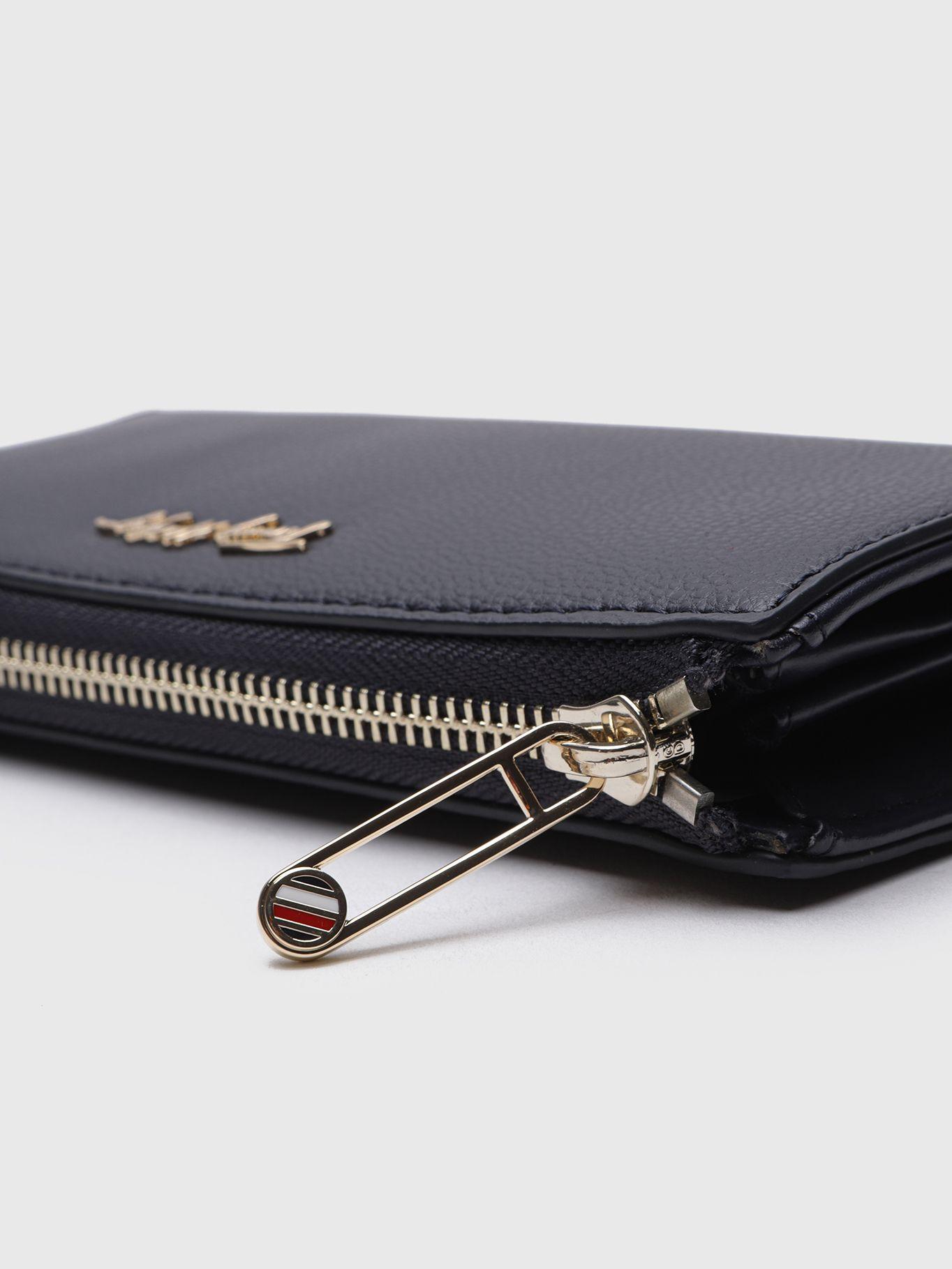 Billetera Th Joy Con Cierre Azul Tommy Hilfiger-3