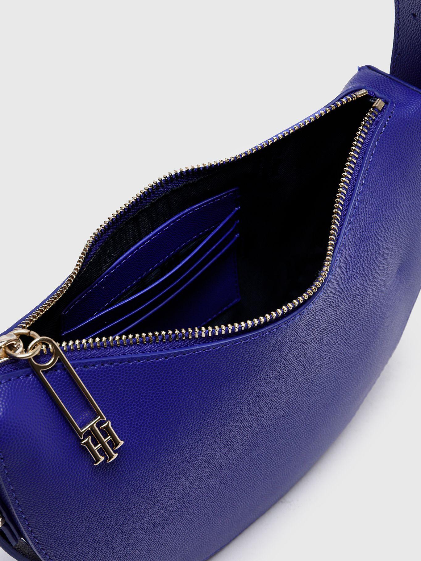 Cartera Hobo Timeless Logo Azul Tommy Hilfiger-4