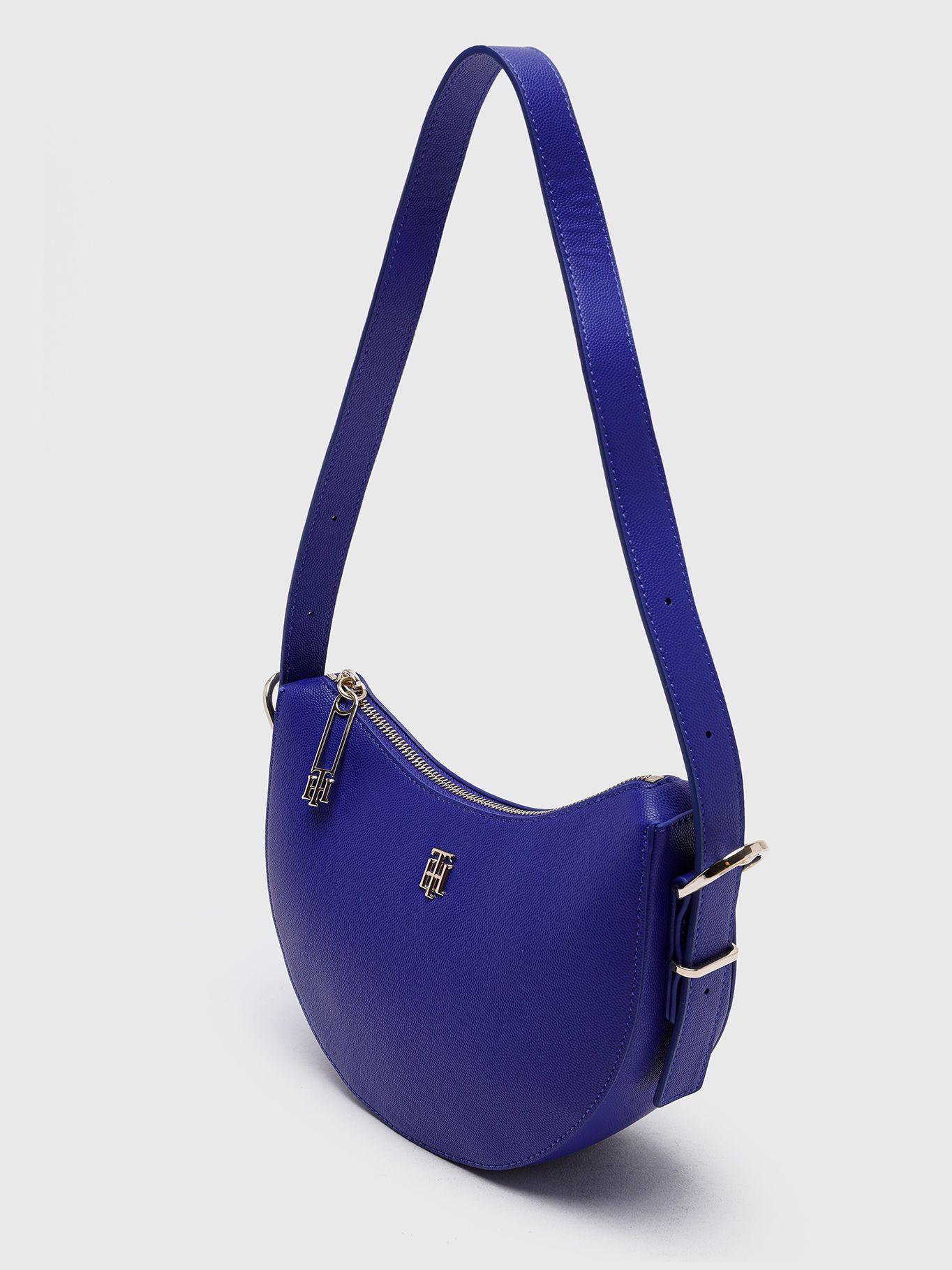 Cartera Hobo Timeless Logo Azul Tommy Hilfiger-1