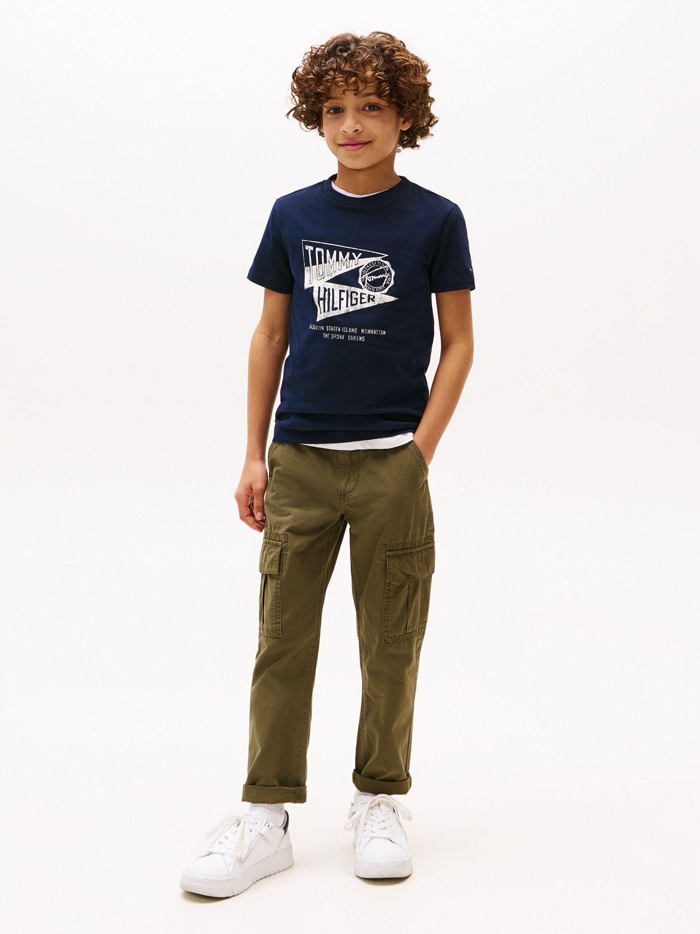 Polera Con Estampado Gráfico Azul Tommy Hilfiger-1