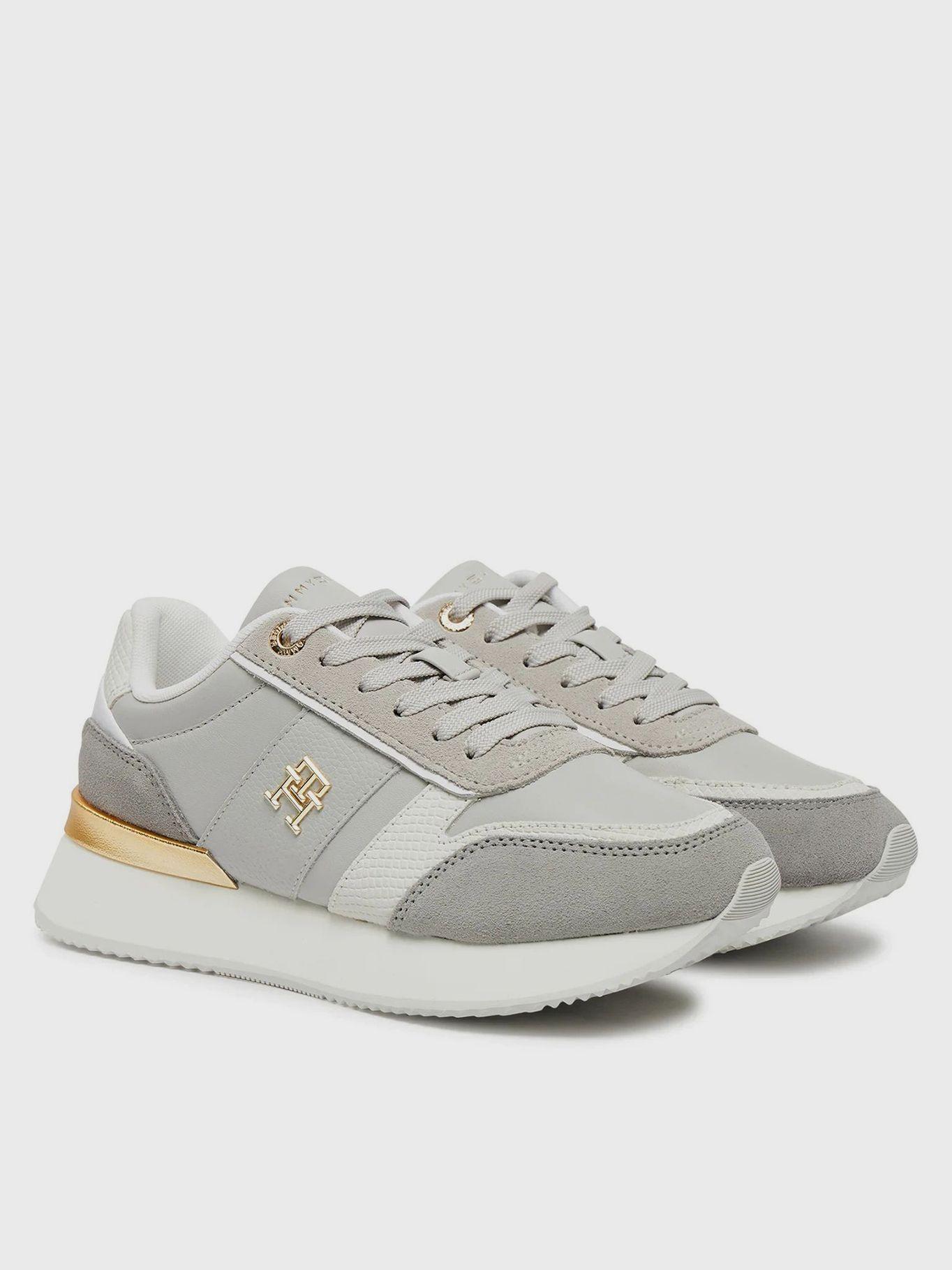 Zapatillas Con Paneles Metalizados Gris Tommy Hilfiger-0