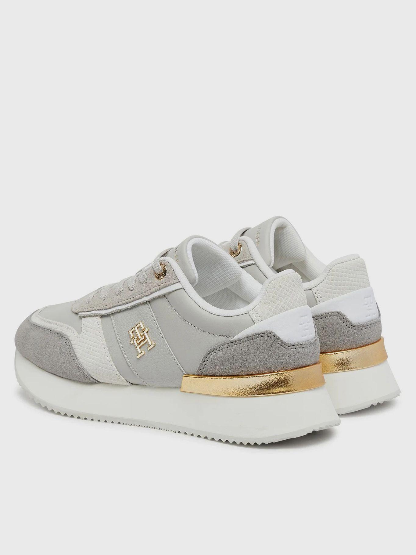 Zapatillas Con Paneles Metalizados Gris Tommy Hilfiger-1