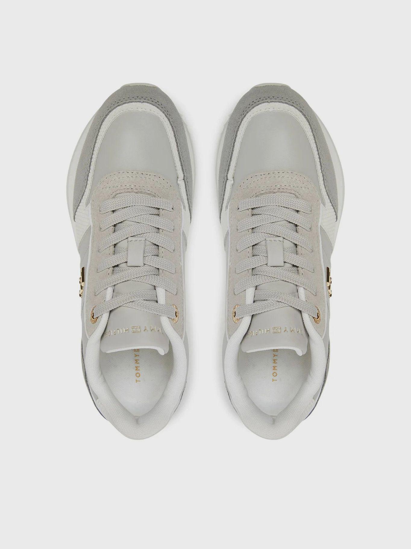 Zapatillas Con Paneles Metalizados Gris Tommy Hilfiger-2