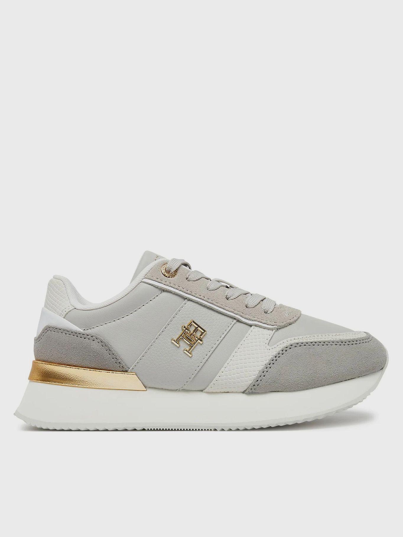 Zapatillas Con Paneles Metalizados Gris Tommy Hilfiger-4