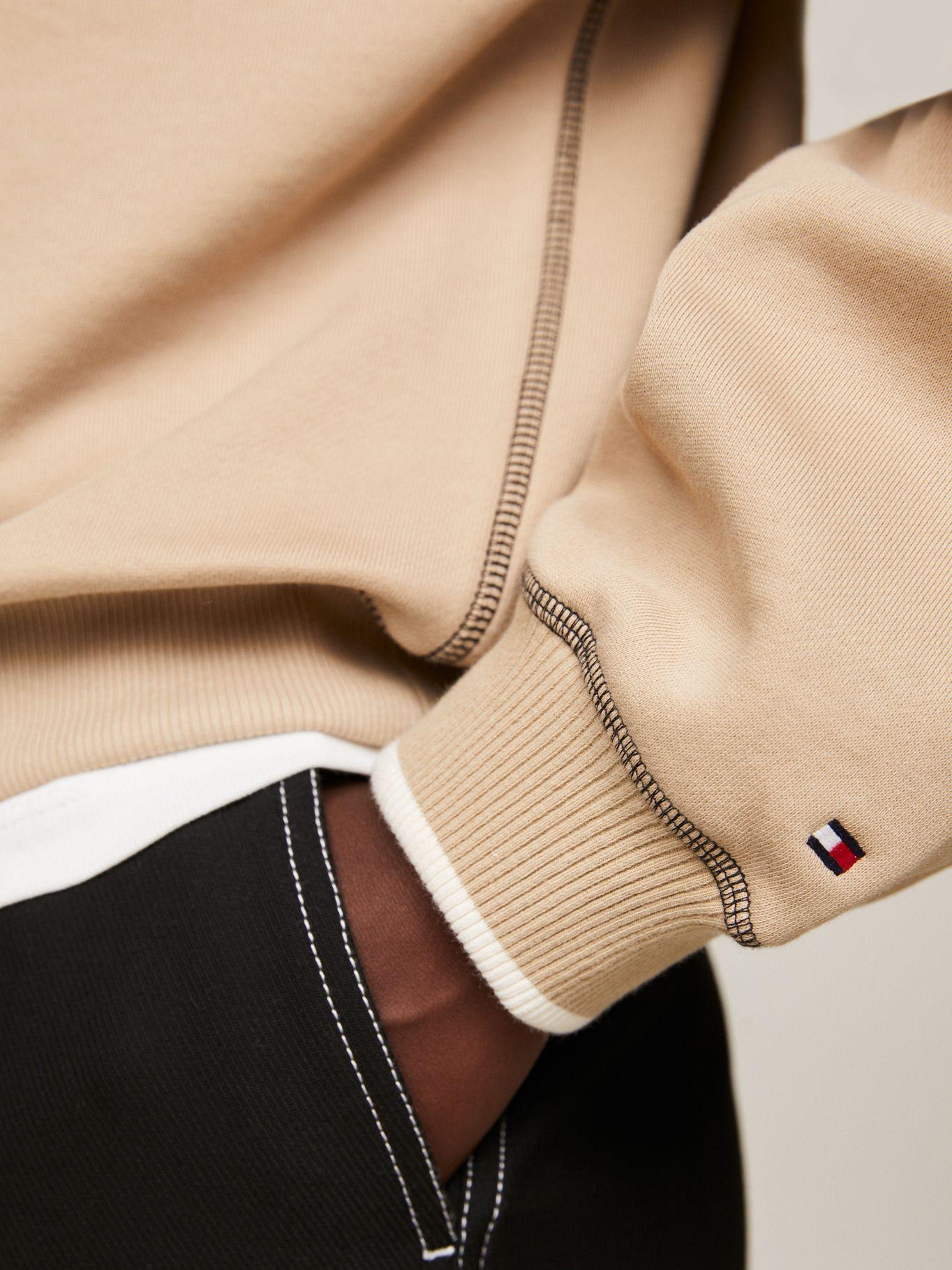 POLERÓN MODERN RIBETEADO BEIGE TOMMY HILFIGER-4
