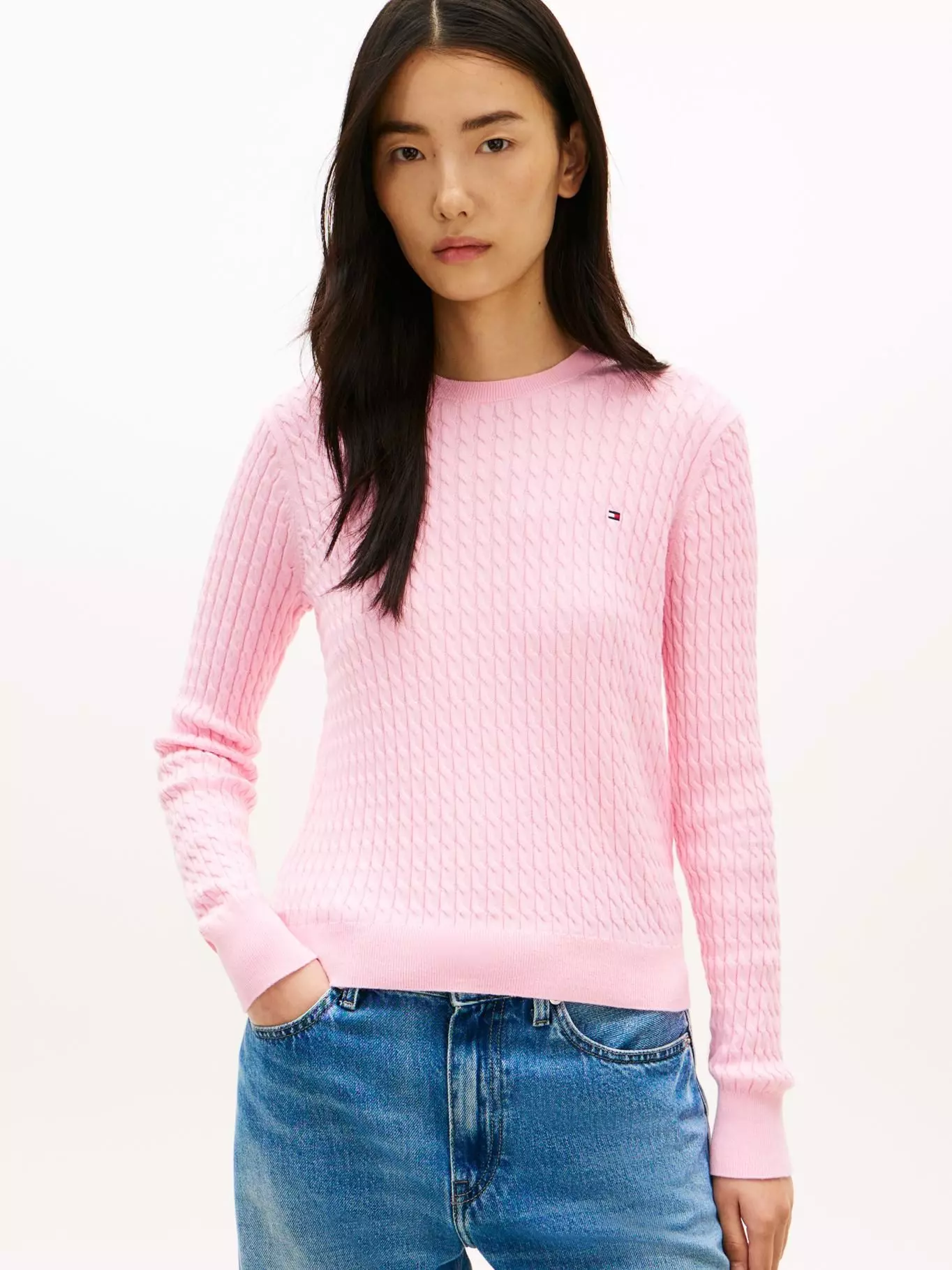 Sweater De Punto Trenzado-0