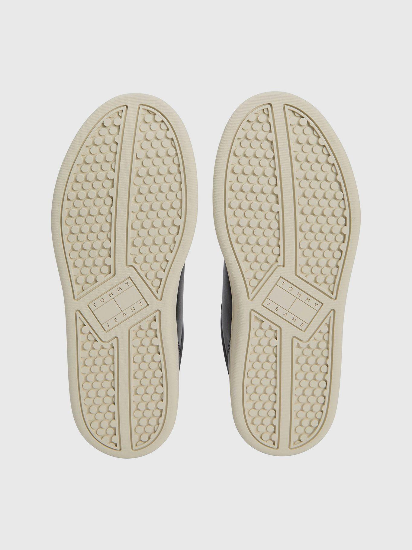 Zapatilla Archive De Cuero Negro Tommy Jeans-4