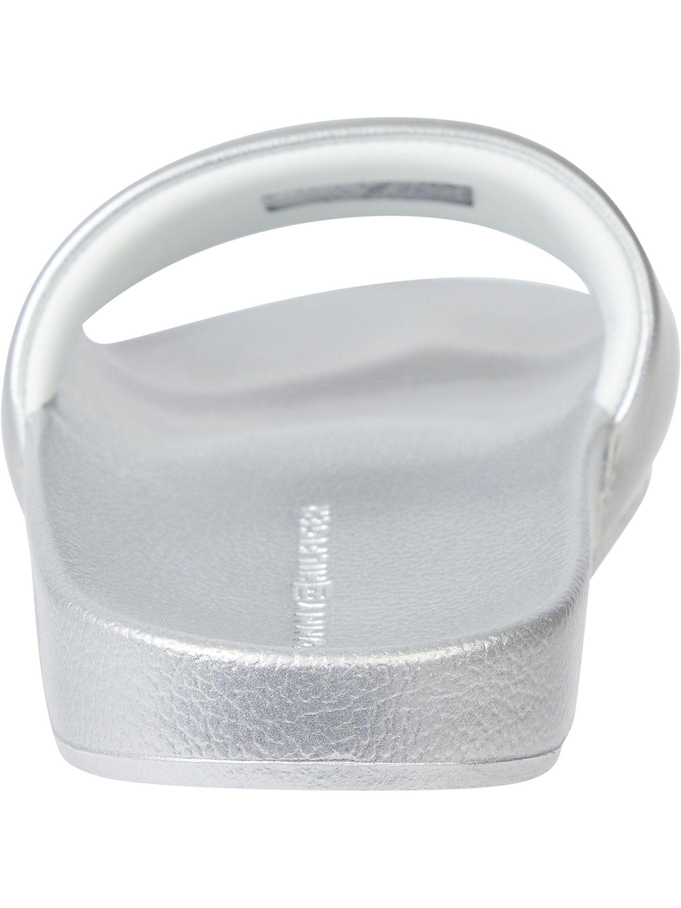 Sandalias Monogram En Relieve Plata Tommy Hilfiger-1