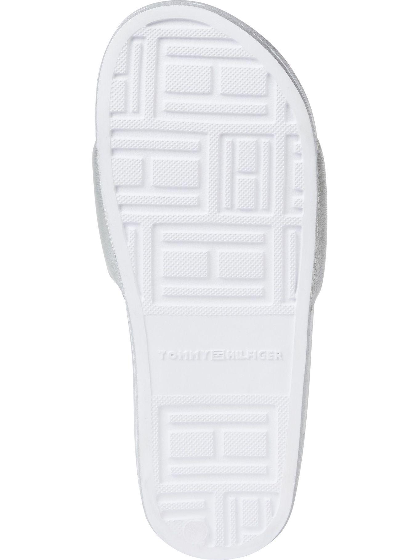Sandalias Monogram En Relieve Plata Tommy Hilfiger-4