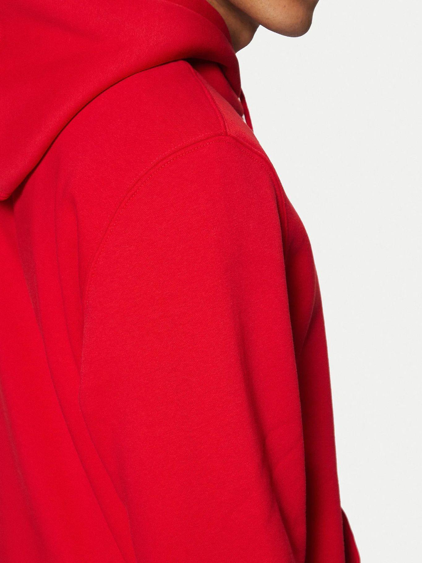Polerón Hoodie Solid Con Logo XME Rojo Tommy Jeans-4