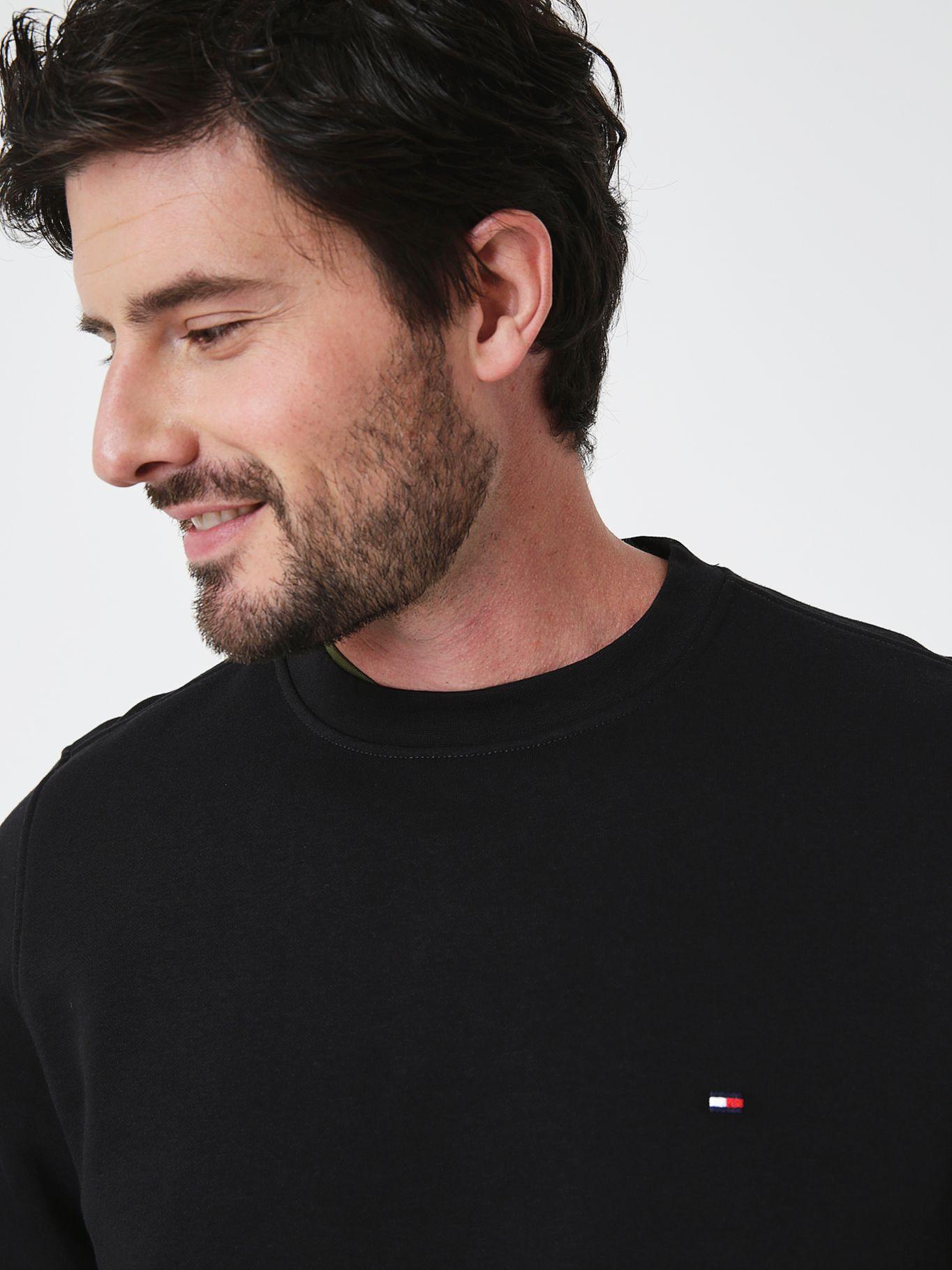 Polerón Essential C-Neck Negro Tommy Hilfiger-3