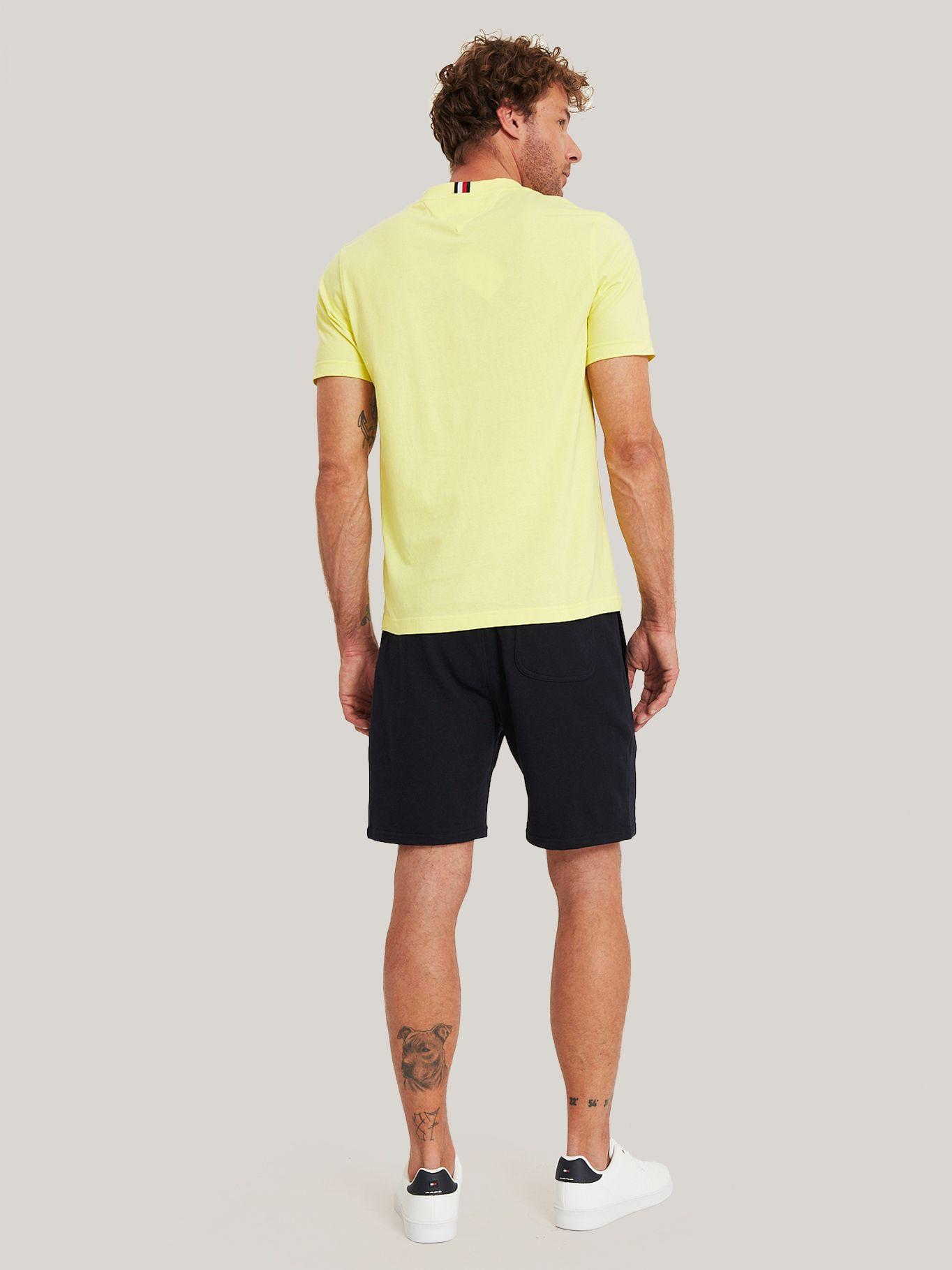Short De Algodón Con Logo Redondo Azul Tommy Hilfiger-2