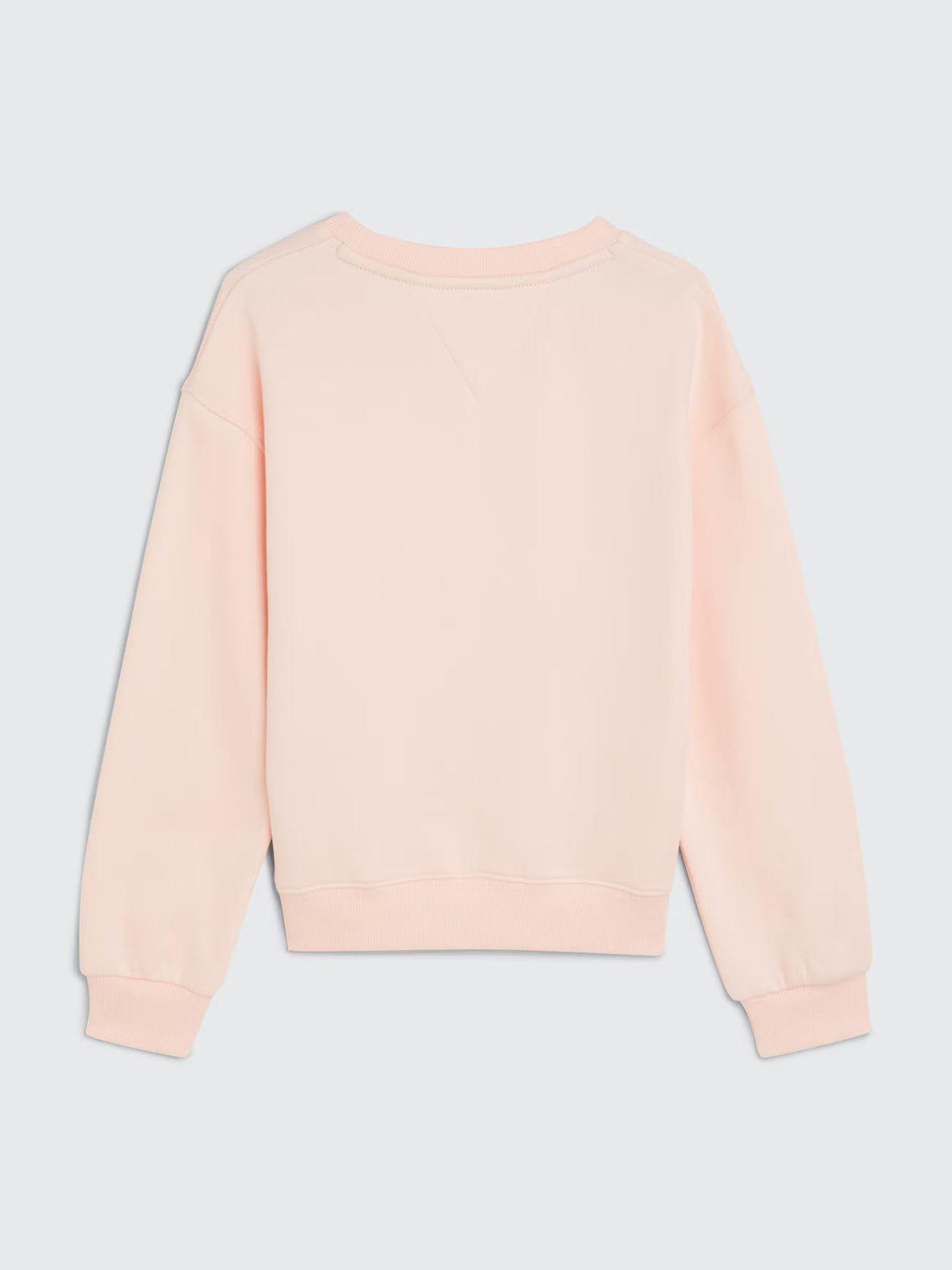 Polerón C-Neck Con Logo Rosado Tommy Hilfiger-1