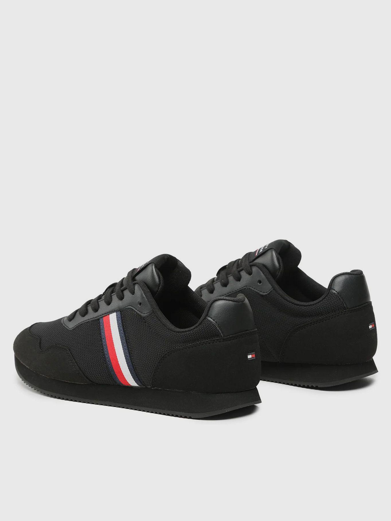 Zapatillas Running Stripe Negro Tommy Hilfiger-1