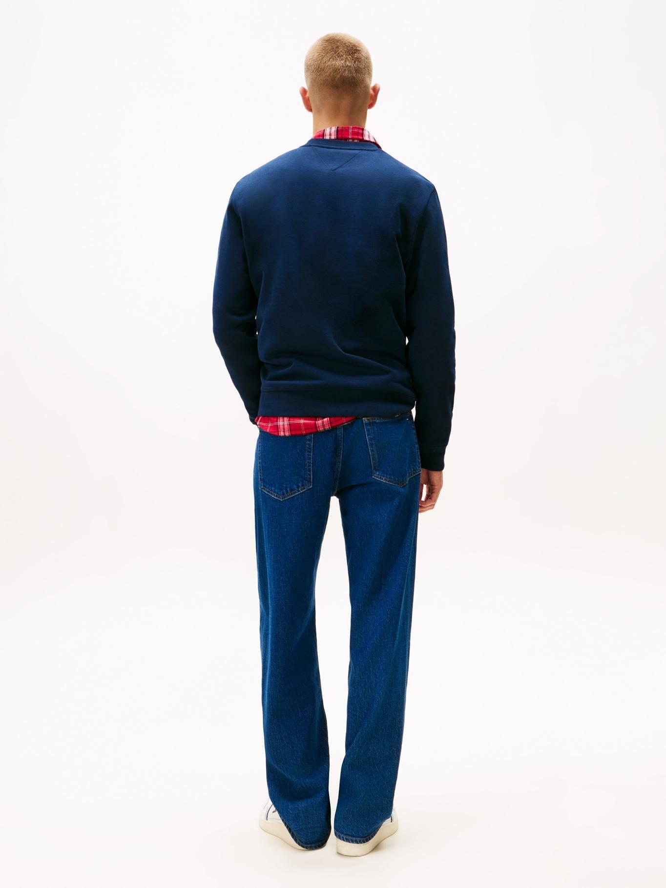 Polerón Regular Fit Con Logo Azul Tommy Jeans-2