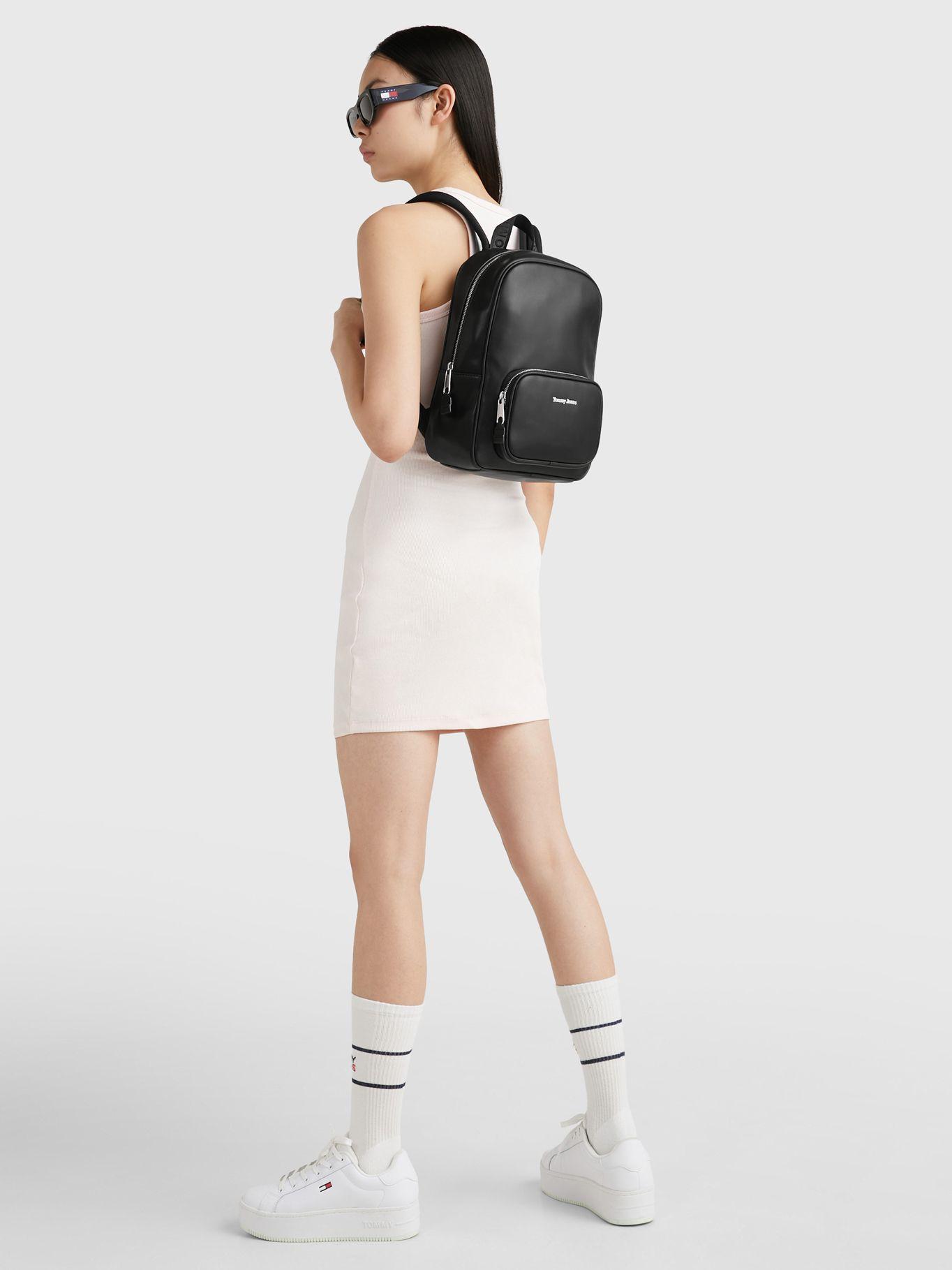 Mochila Stadium Con Logo Negro Tommy Hilfiger-1