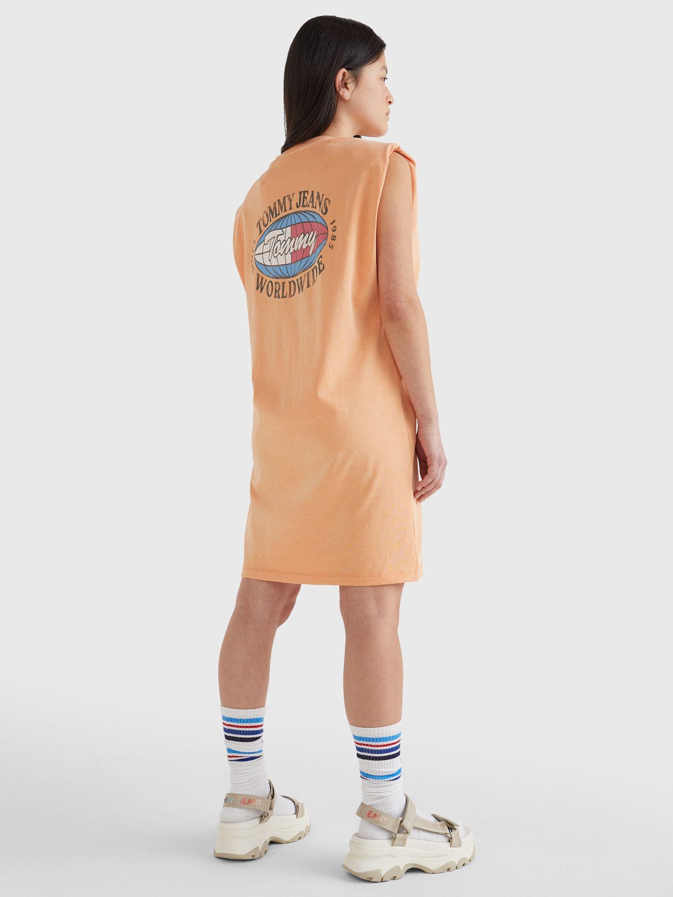 Vestido Camiseta Sin Mangas Damasco Tommy Jeans-1