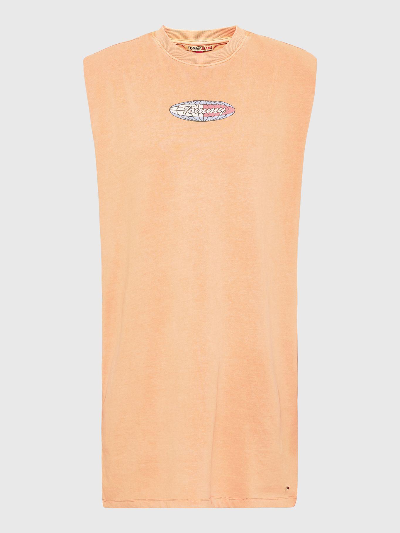 Vestido Camiseta Sin Mangas Damasco Tommy Jeans-4
