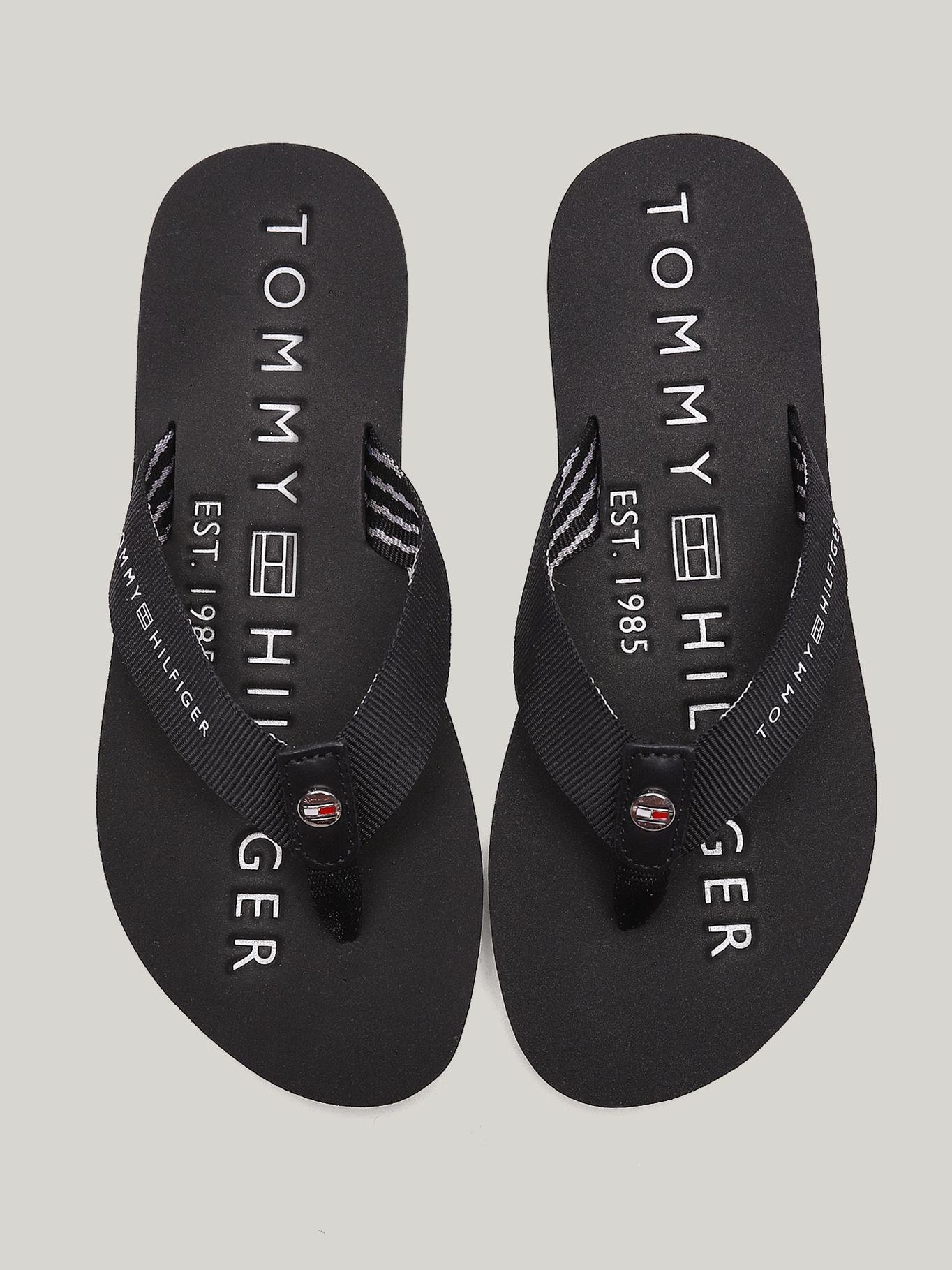 Sandalias Con Logo Solid Negro Tommy Hilfiger-2