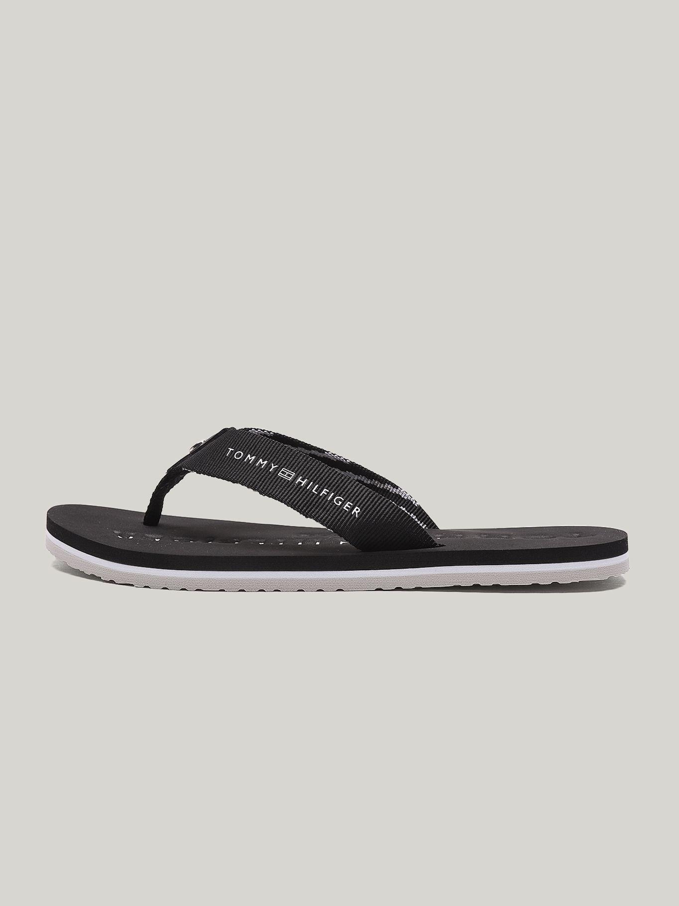 Sandalias Con Logo Solid Negro Tommy Hilfiger-5