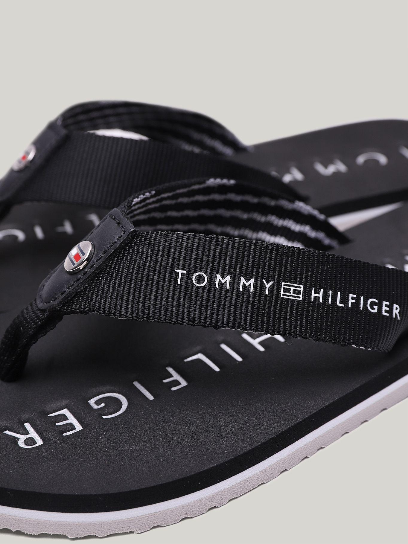 Sandalias Con Logo Solid Negro Tommy Hilfiger-6