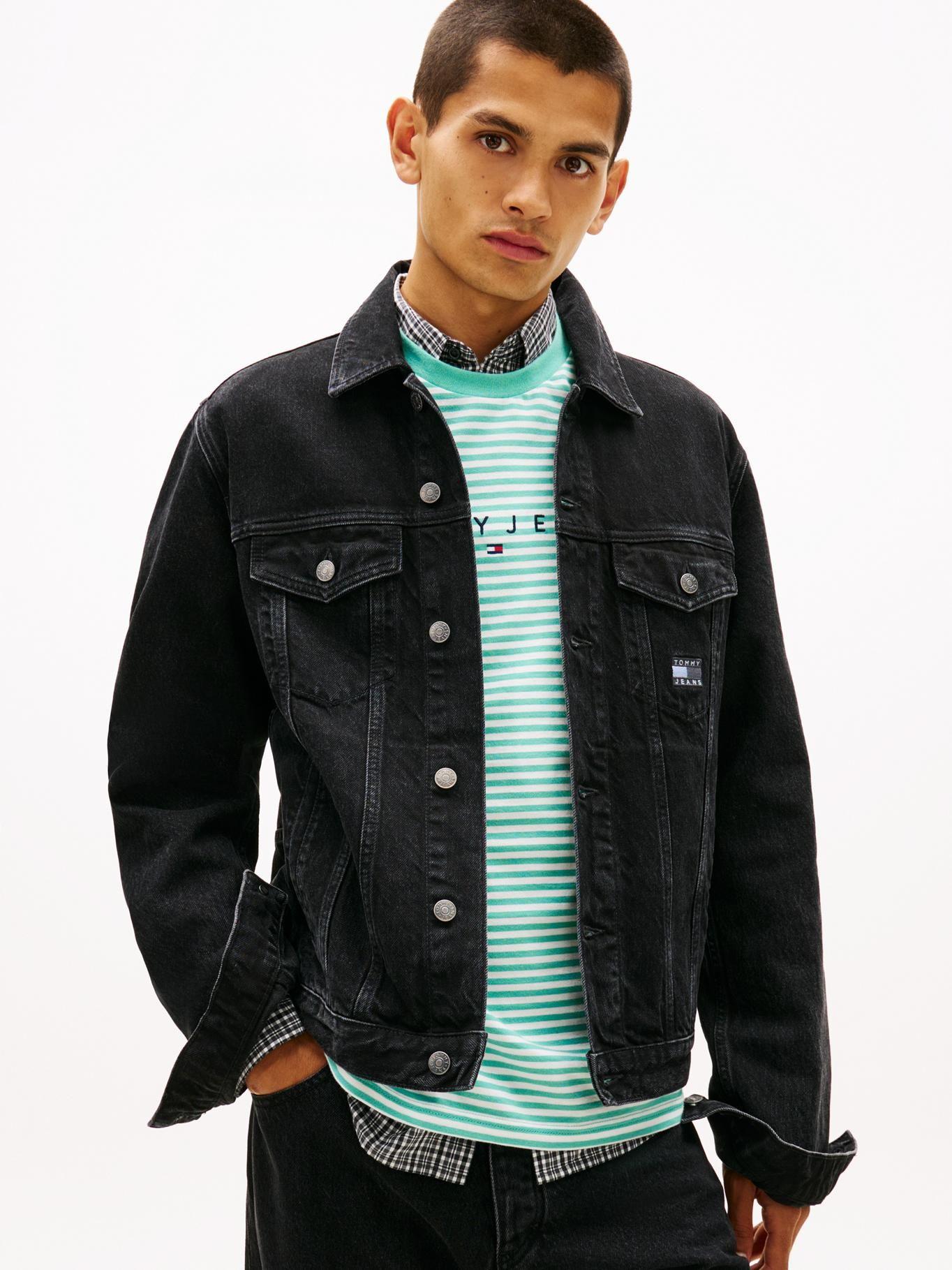 Chaqueta Denim Ryan Con Logo Tommy Jeans Negro-0